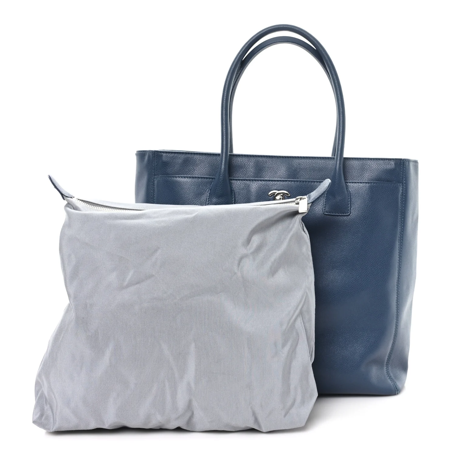 Caviar Tall Cerf Tote Blue - Image 3