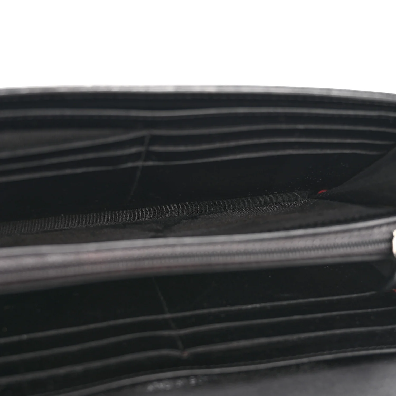 Caviar Timeless CC Large Gusset Flap Wallet Black - Image 10