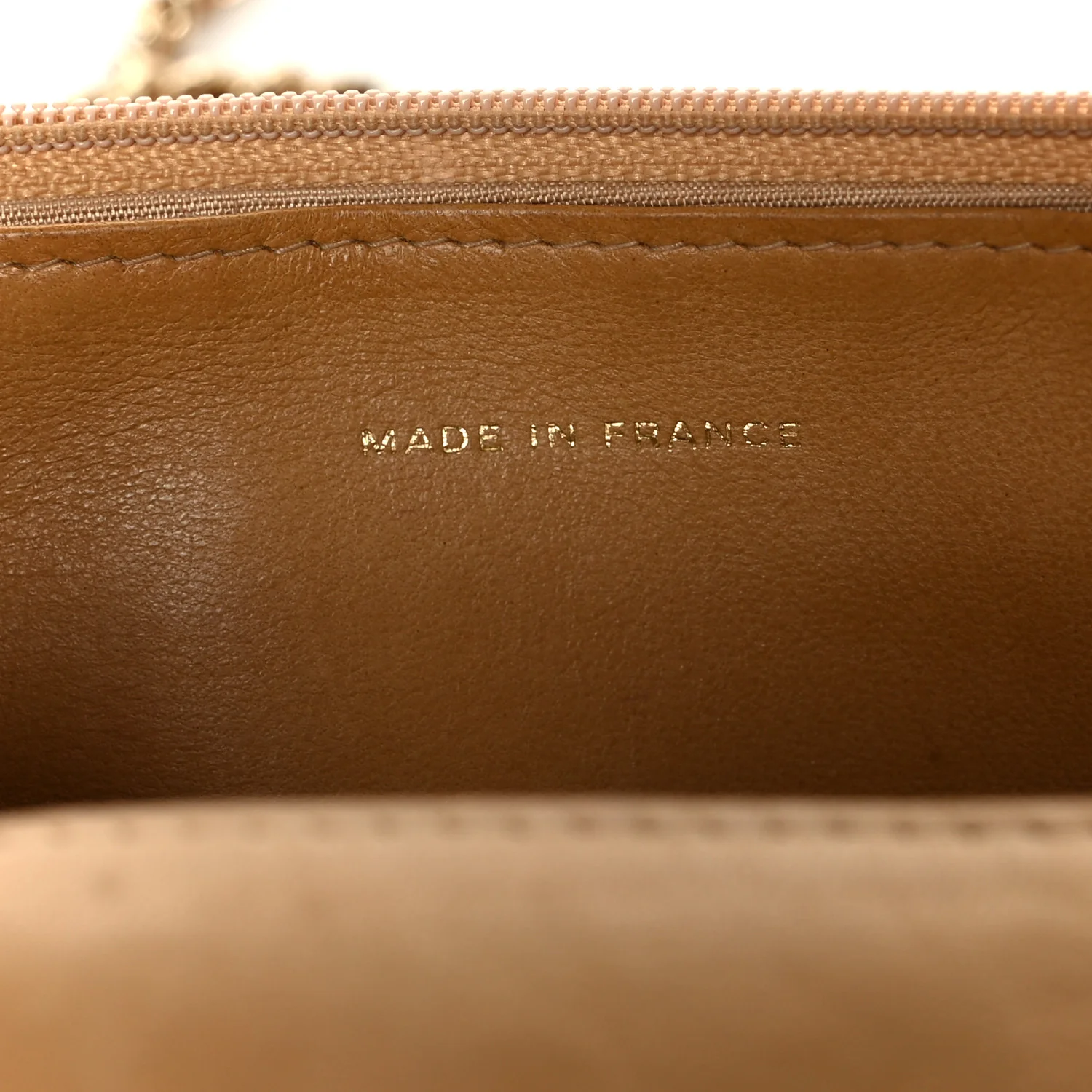 Caviar Timeless CC Wallet on Chain WOC Beige - Image 7