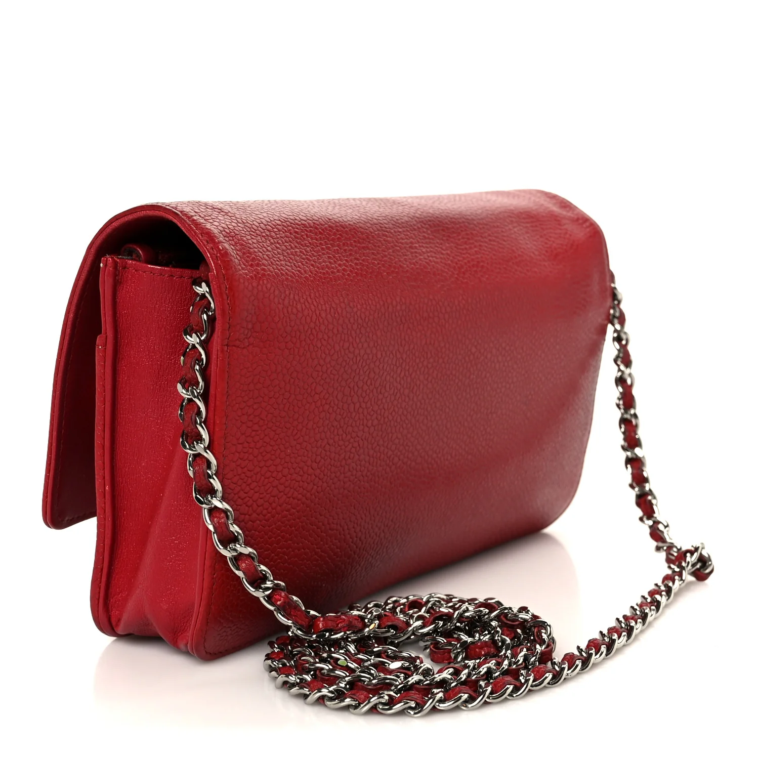 Caviar Timeless CC Wallet on Chain WOC Red - Image 3