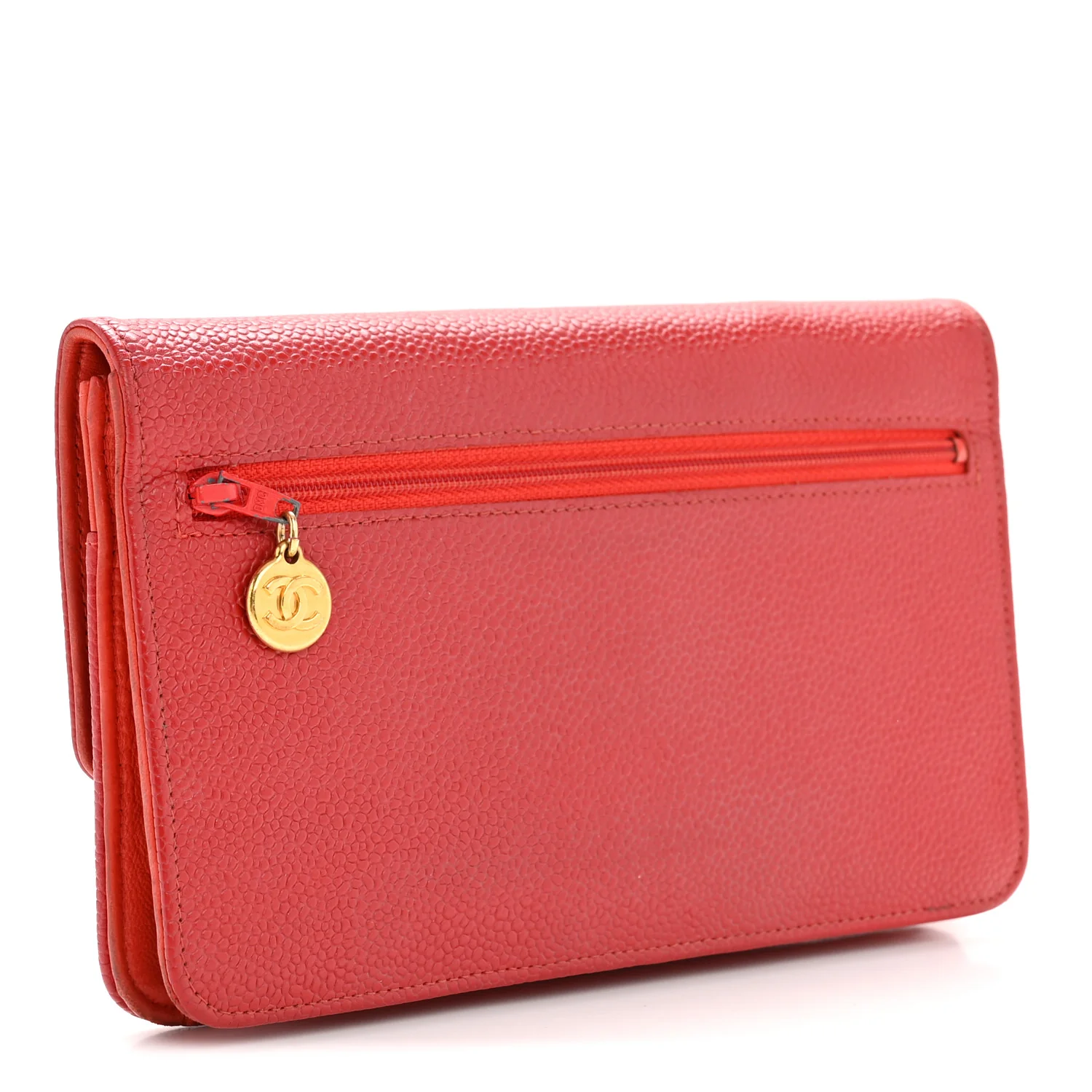 Caviar Timeless CC Wallet Red - Image 6