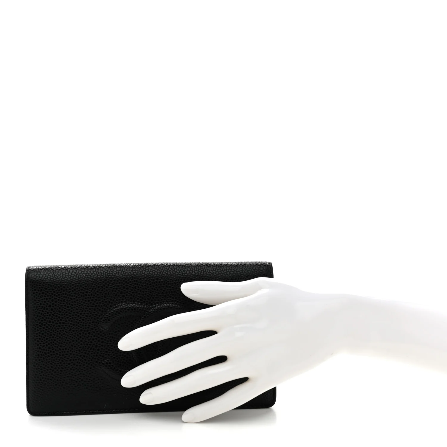 Caviar Timeless CC Yen Wallet Black - Image 2