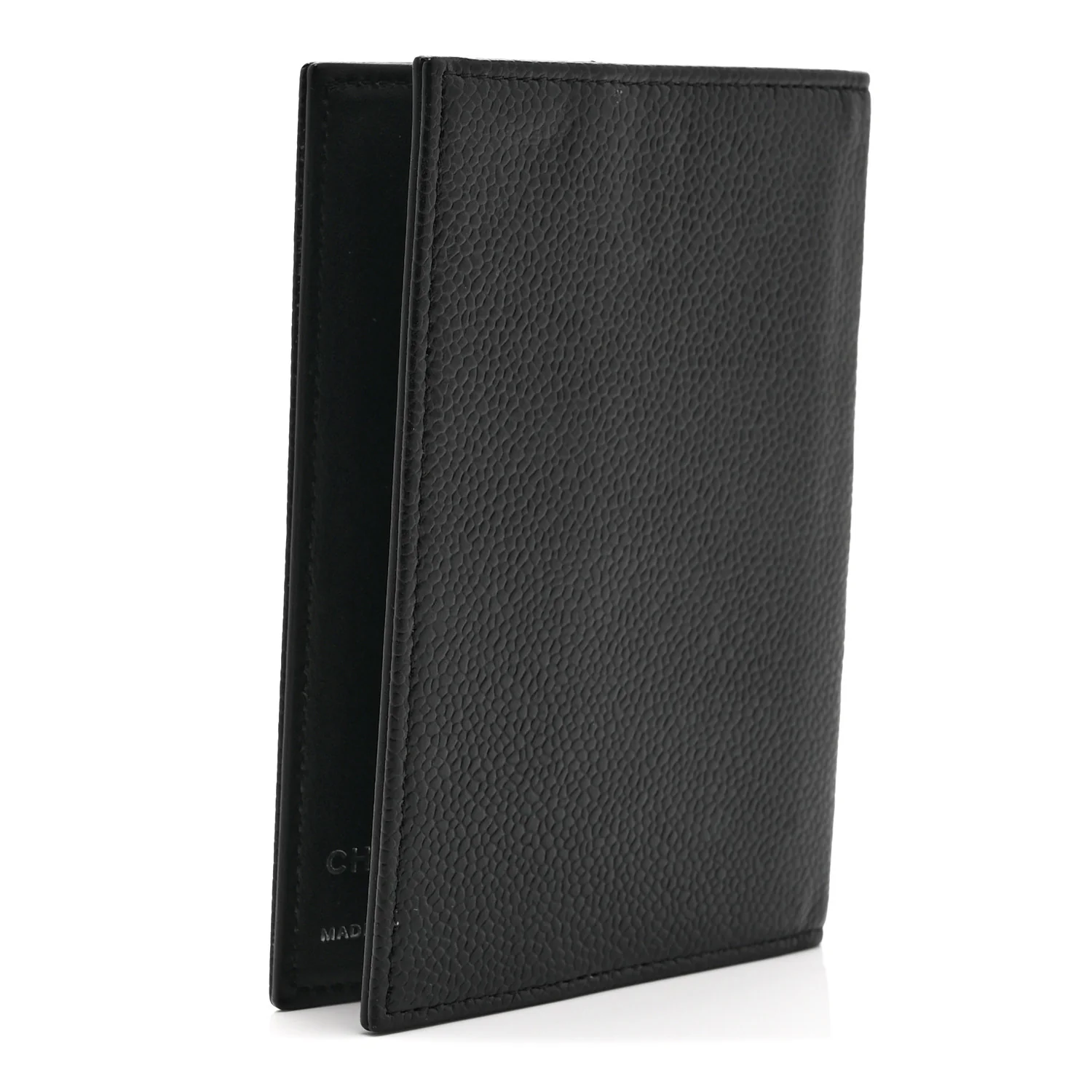 Caviar Timeless Passport Holder Black - Image 3