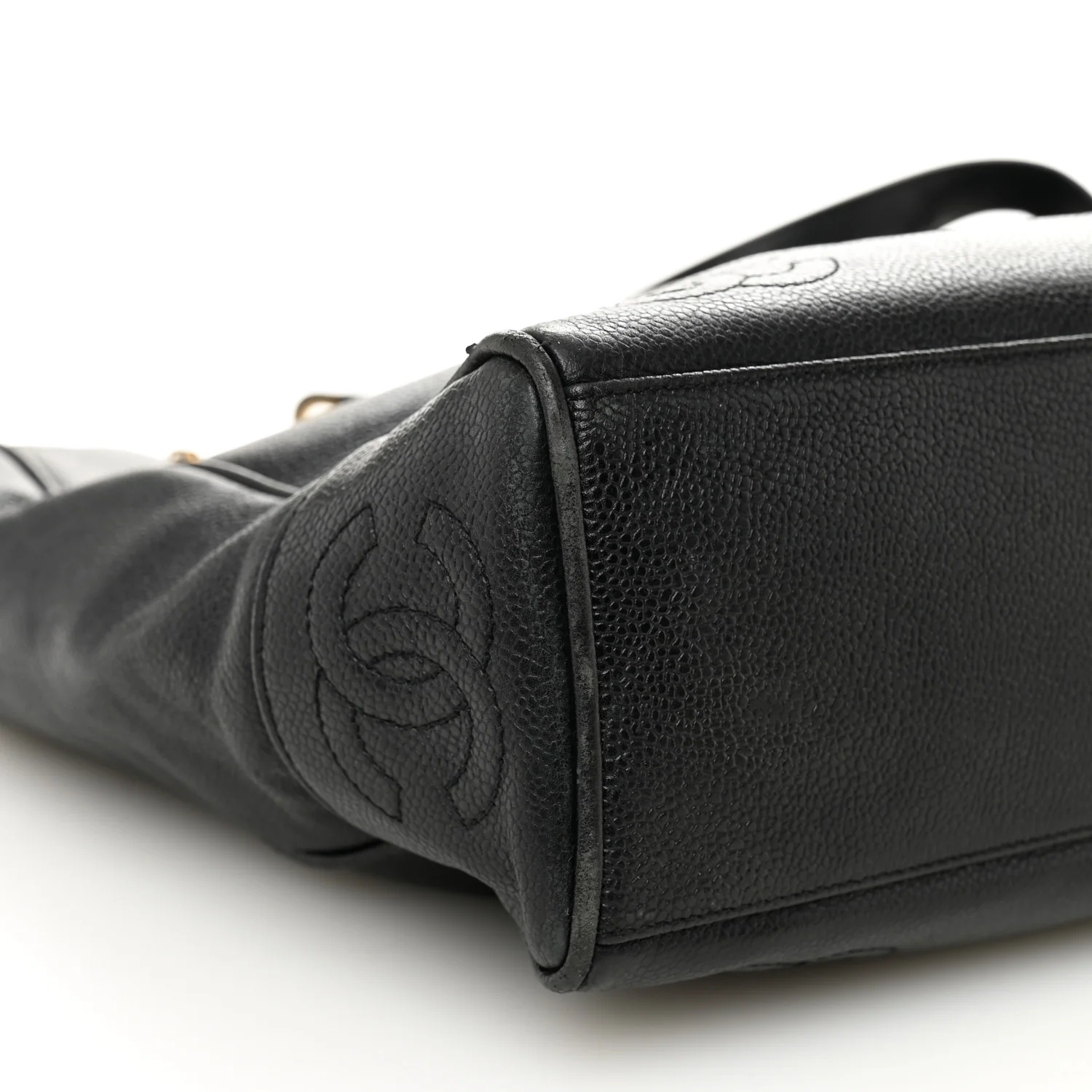 Caviar Triple CC Shoulder Bag Black - Image 9