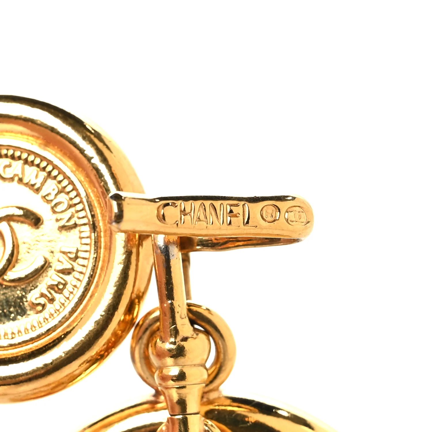 CC Medallion Chain Belt Gold - Image 3