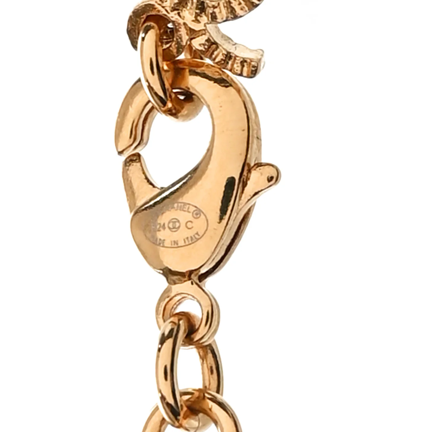 CC Sneaker Motif Necklace Gold - Image 4