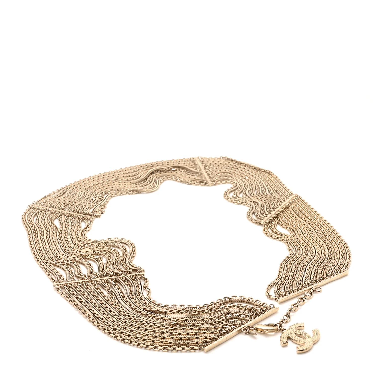 Chain CC Waspie Belt Gold - Image 2