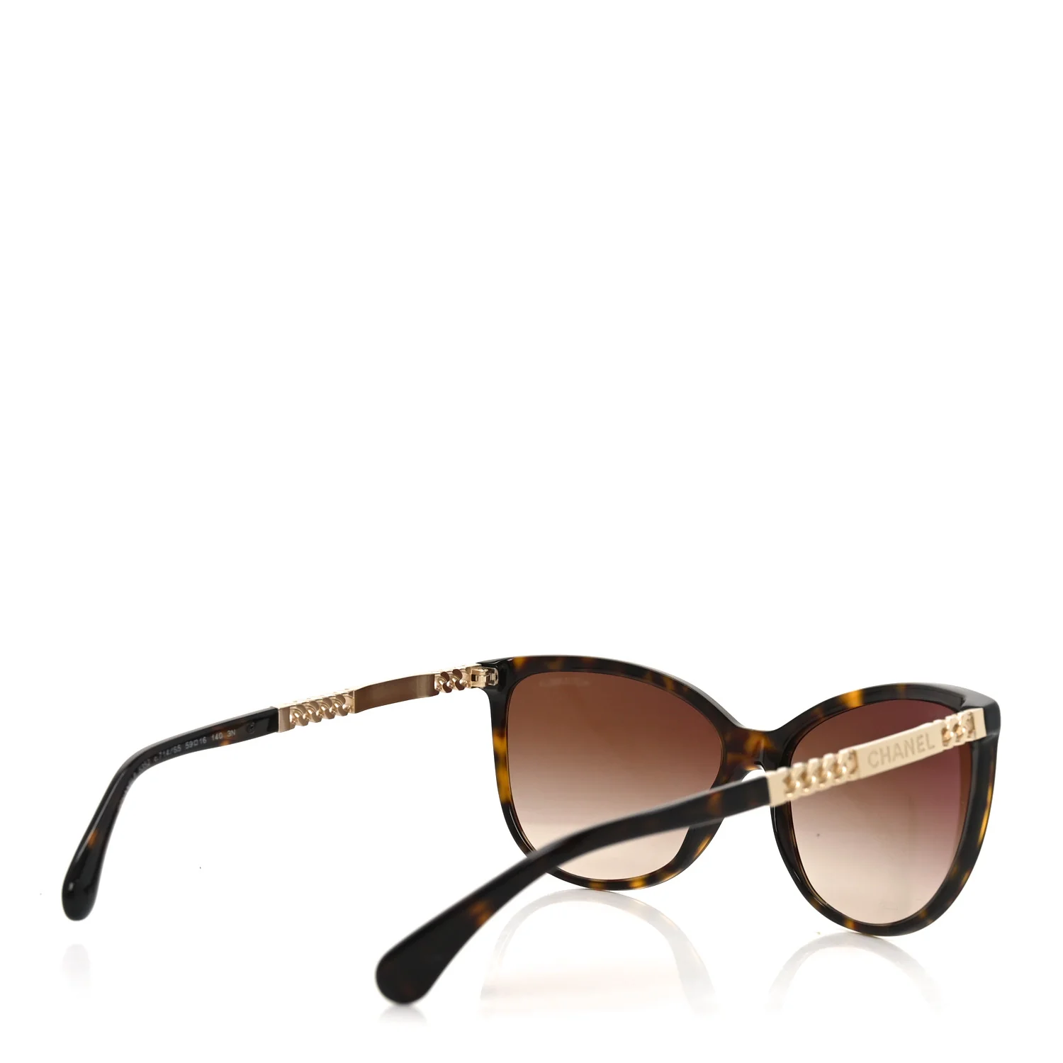Chain Sunglasses 5352 Dark Tortoise - Image 4