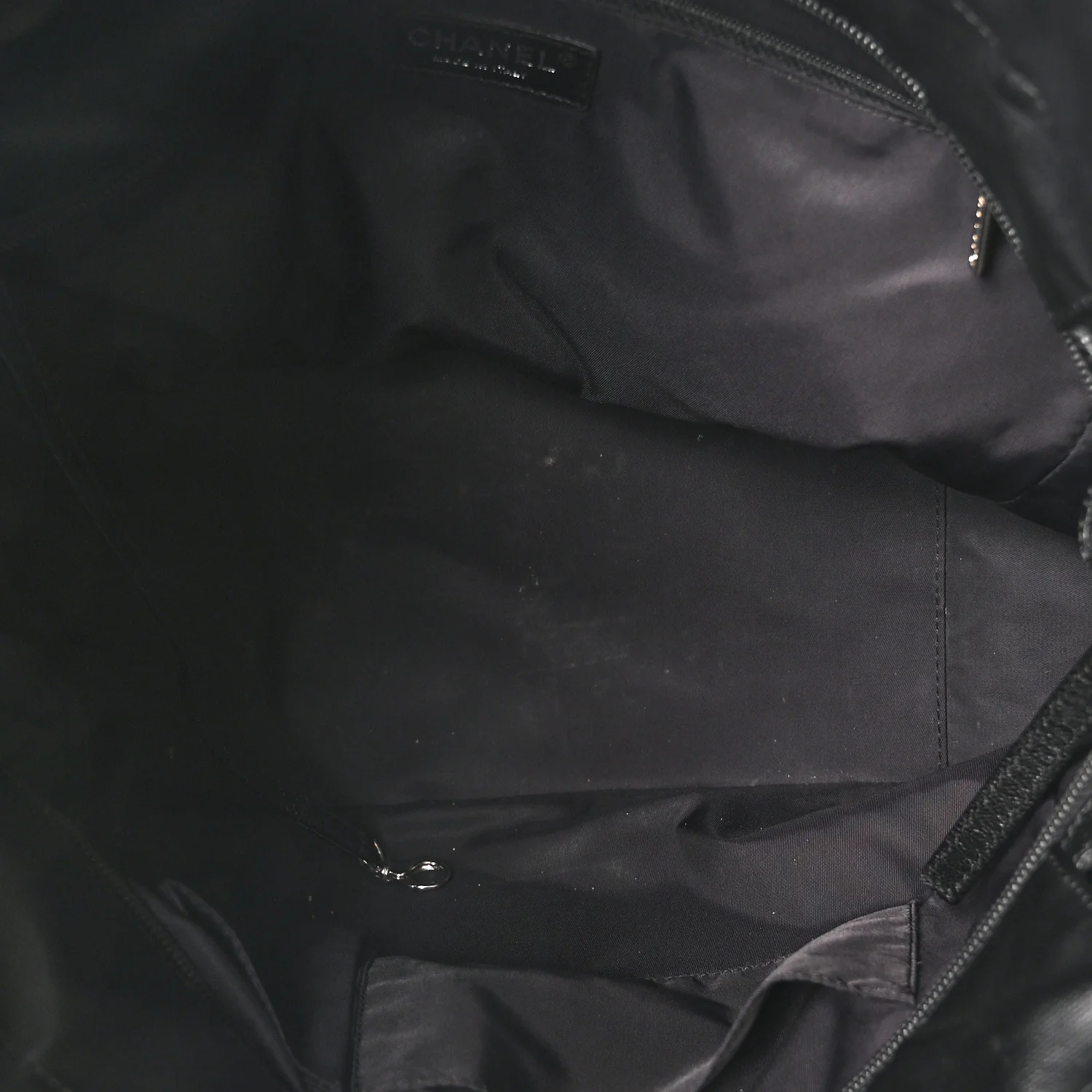 Coated Canvas Large Paris Biarritz Tote Black - Image 5
