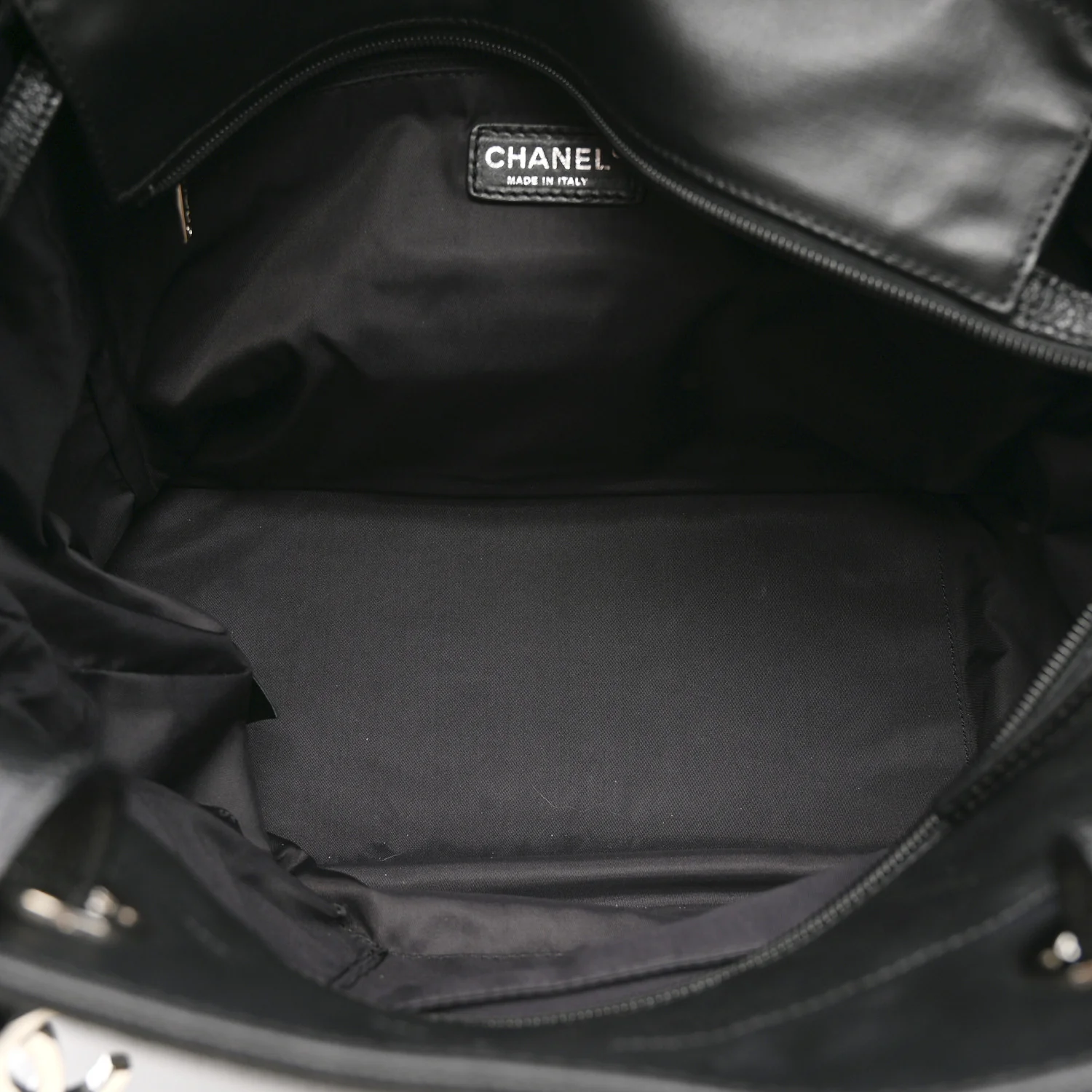 Coated Canvas Quilted Large Paris Biarritz Tote Black - Image 6
