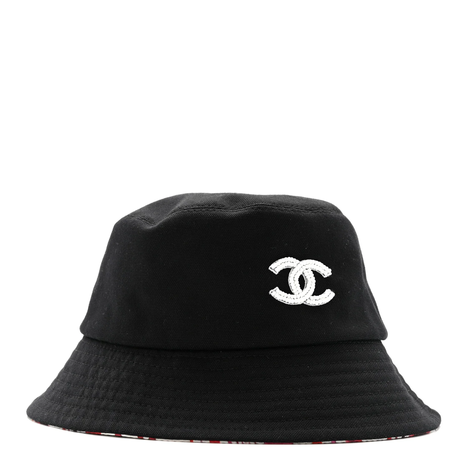Cotton Pearl CC Bucket Hat S Black