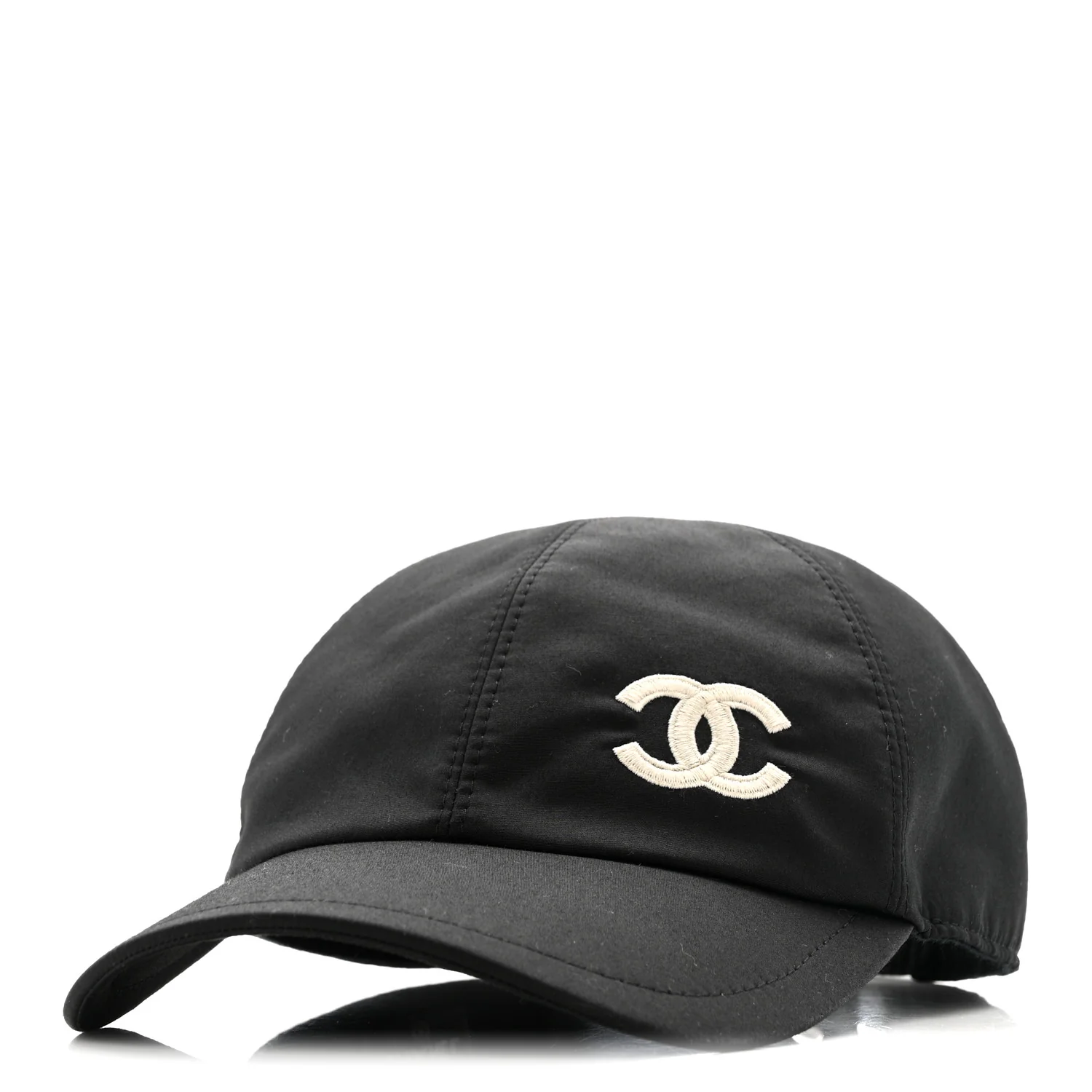 Cotton Sequin CC Cap Hat Black