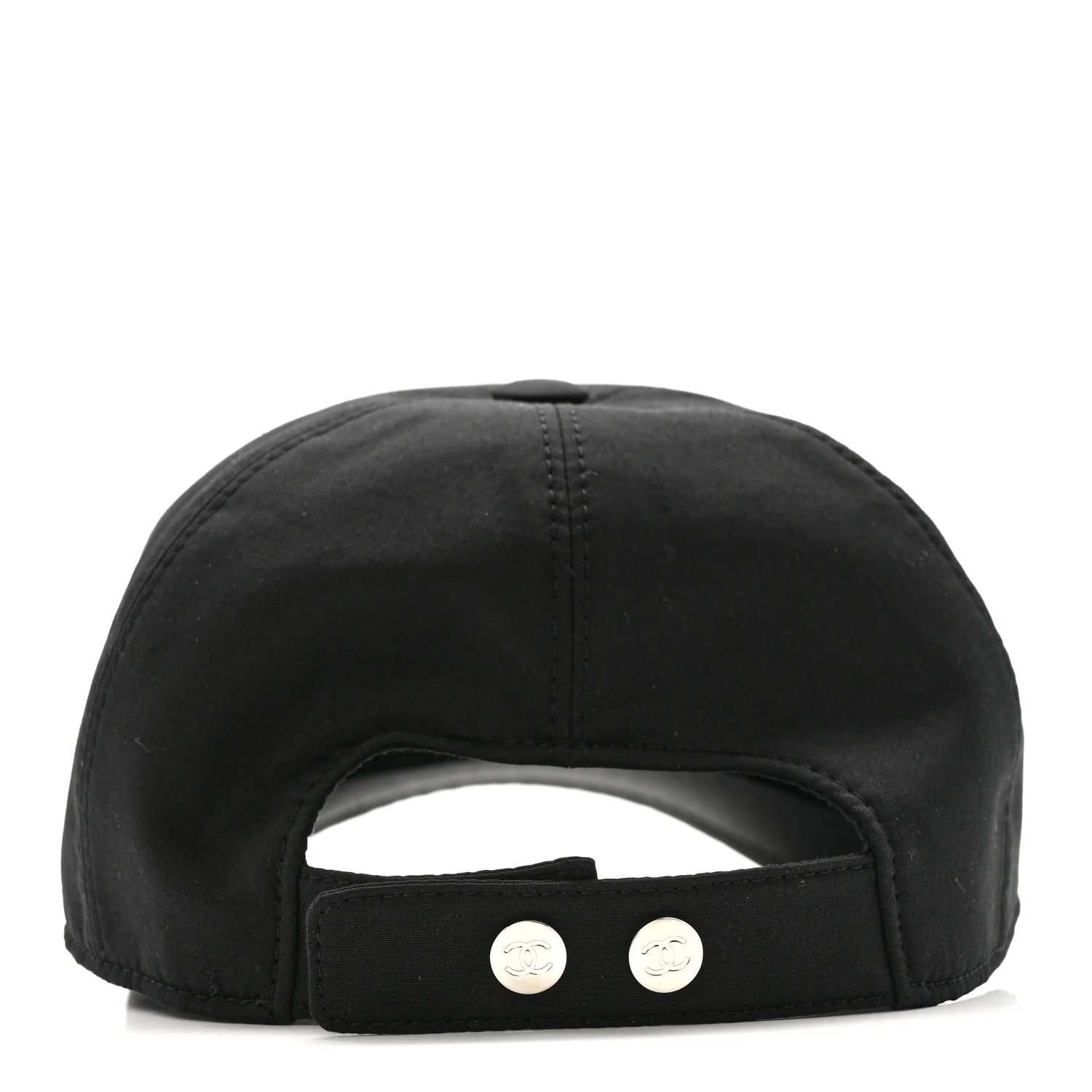 Cotton Sequin CC Cap Hat Black - Image 5
