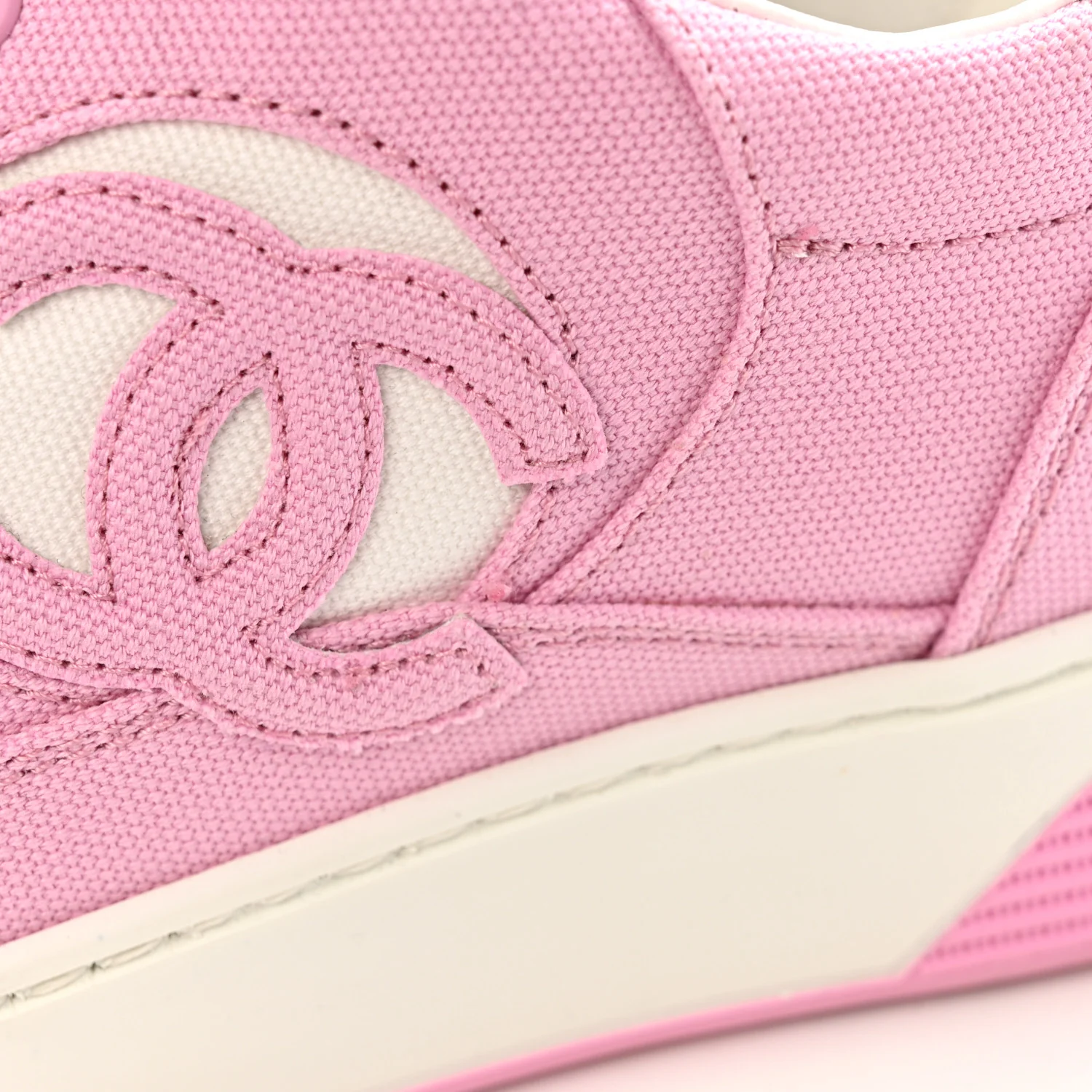 Cotton Sneakers 38 Pink White - Image 10