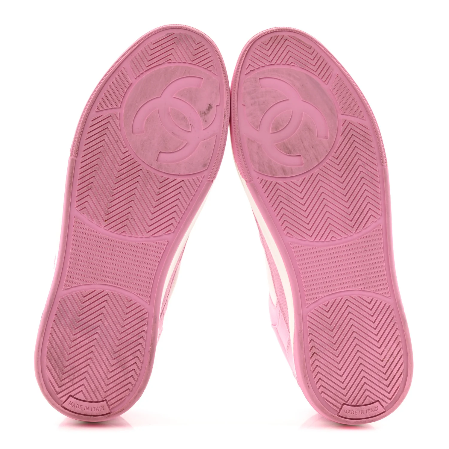 Cotton Sneakers 38 Pink White - Image 6
