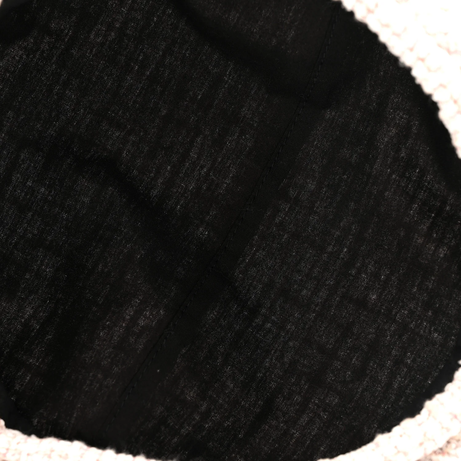 Cotton Tweed Newsboy Hat M Pink Ecru - Image 7