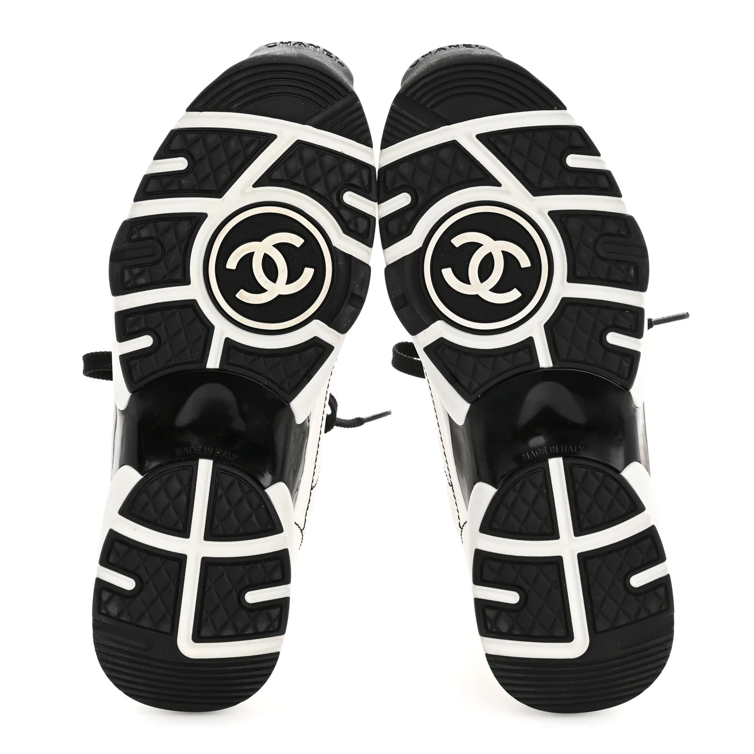 Cotton Womens CC Sneakers 38 White Black - Image 6