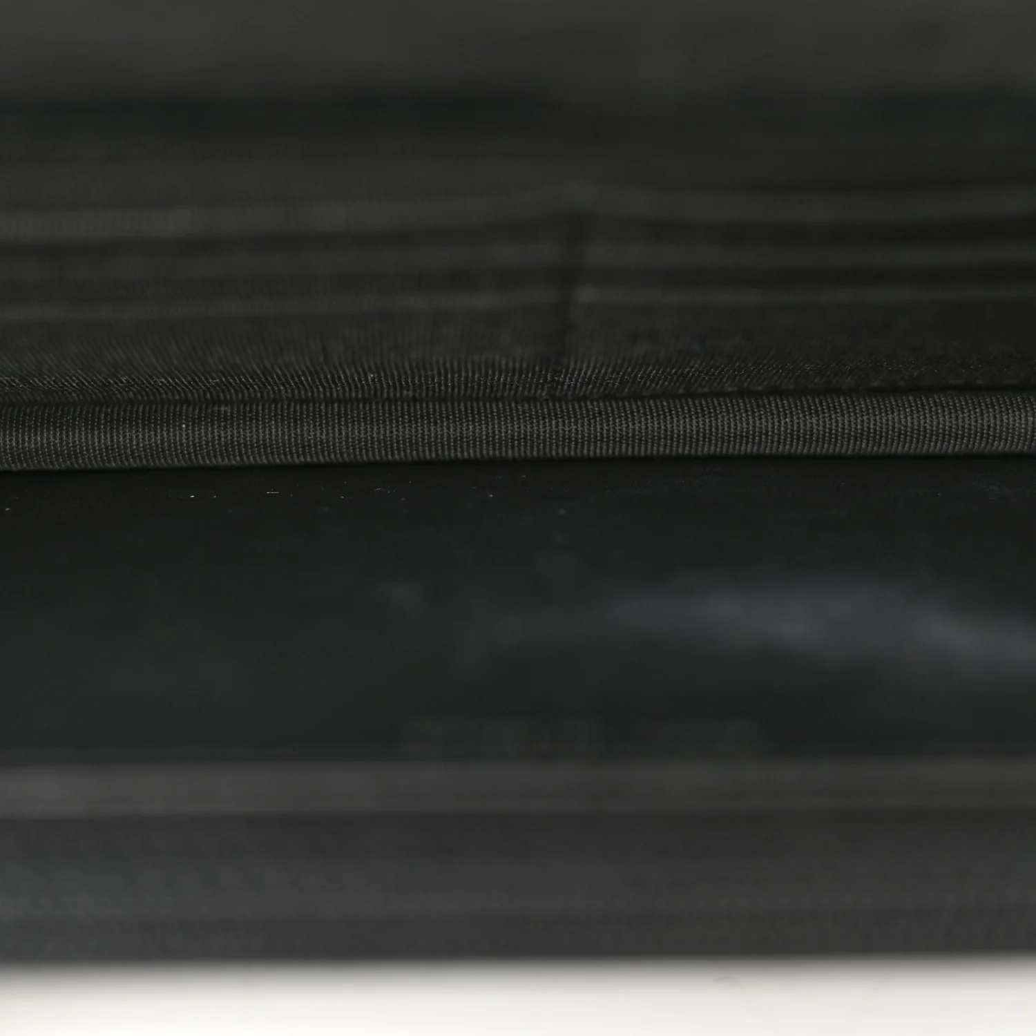 Crumpled Calfskin Quilted Wallet On Chain WOC So Black - Image 5