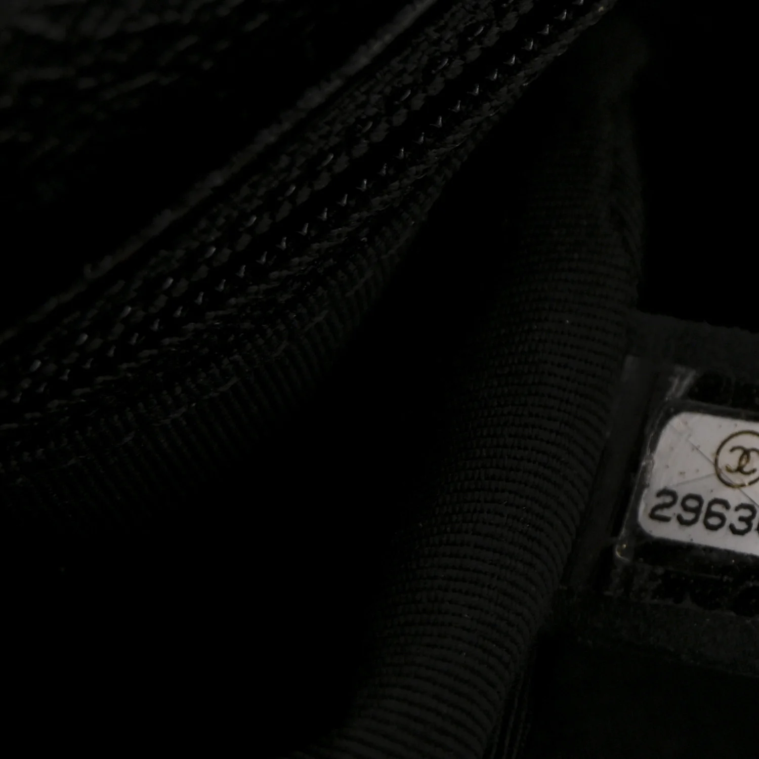 Crumpled Glazed Lambskin Quilted Small Flap Black - Image 7