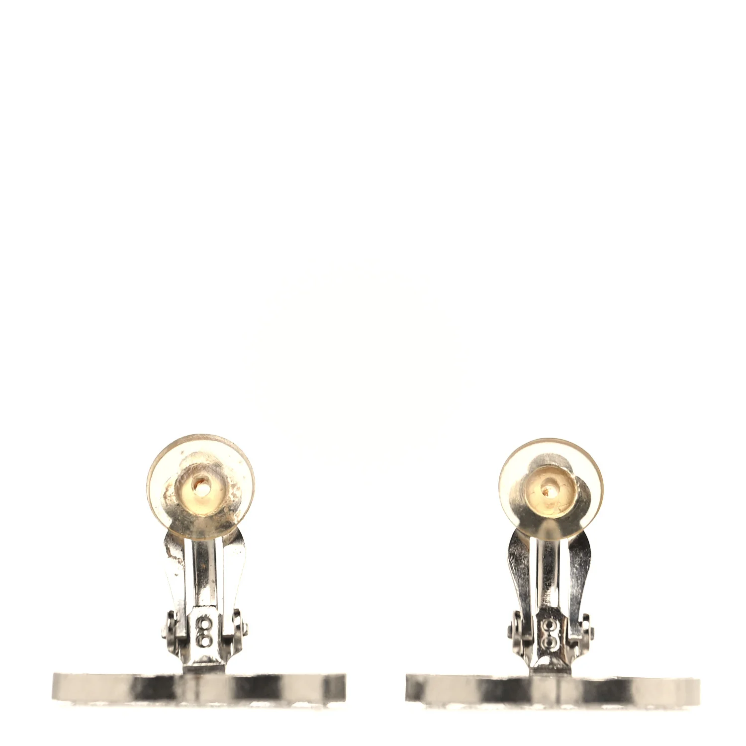 Crystal Baguette CC Ear Clip Silver - Image 7