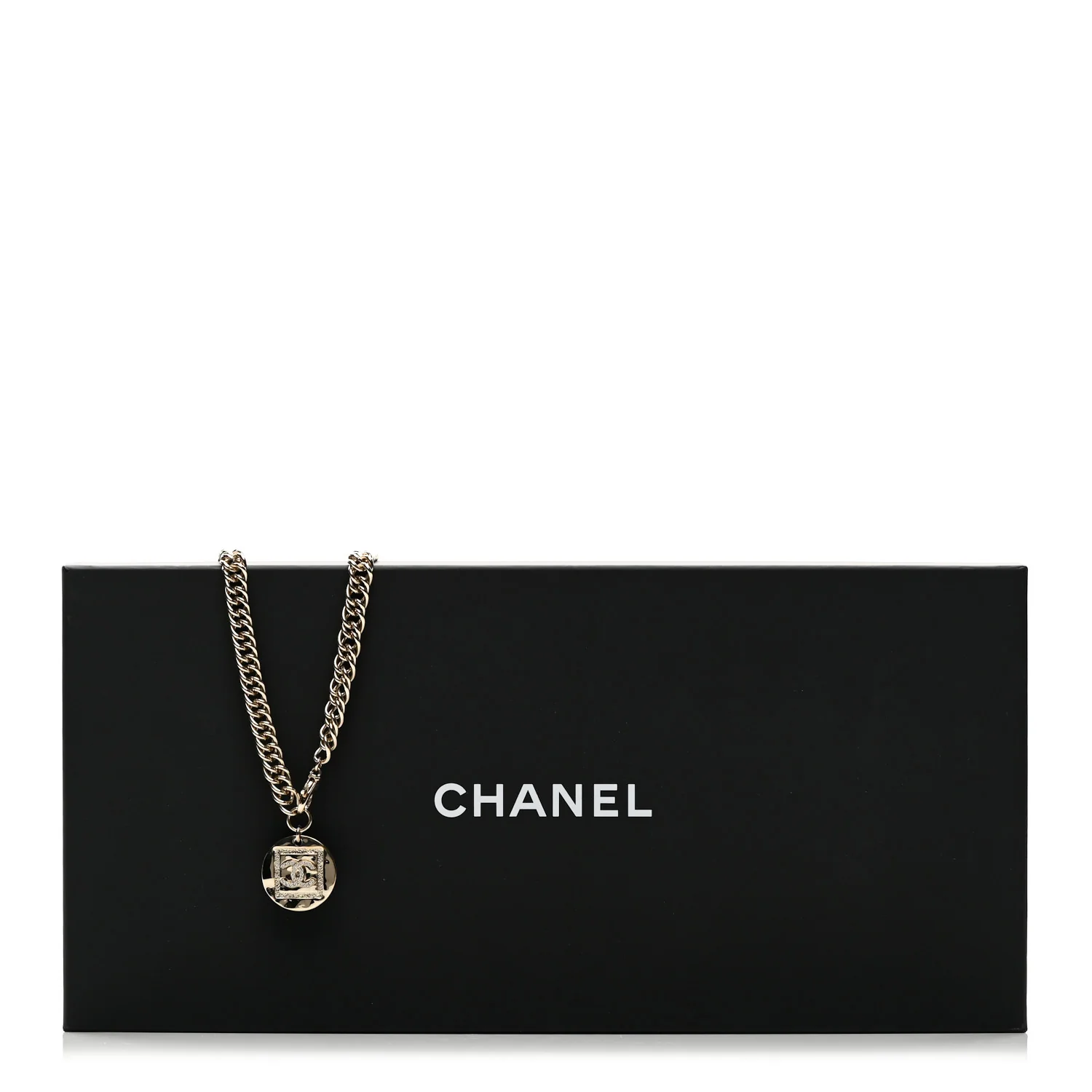 Crystal CC Chain Charm Choker Gold - Image 6