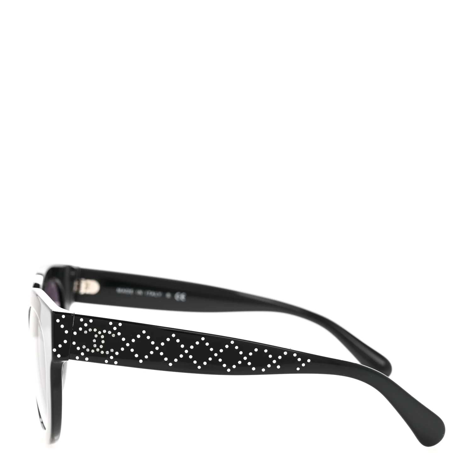 Crystal CC Sunglasses 5420-B-A Black - Image 3