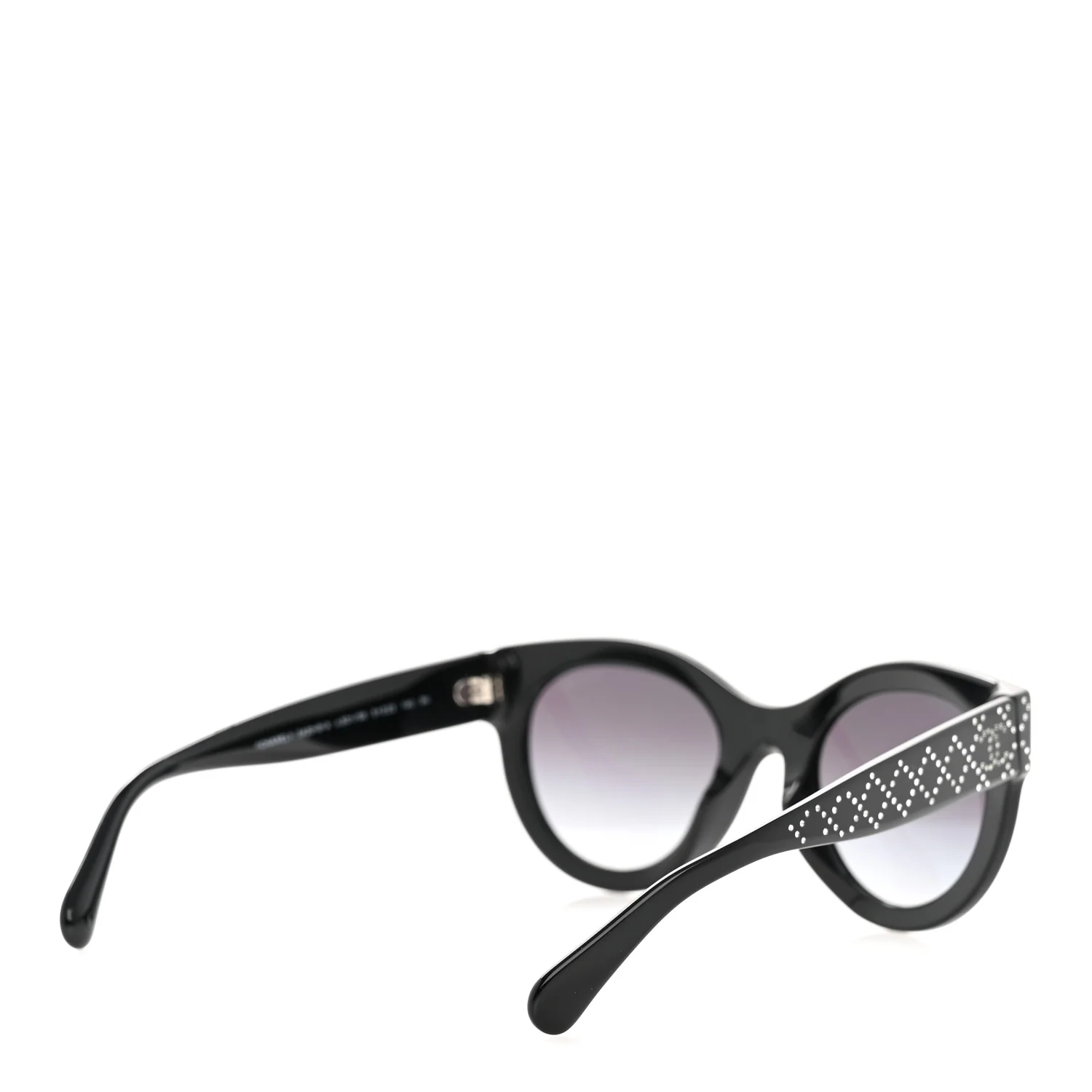 Crystal CC Sunglasses 5420-B-A Black - Image 4