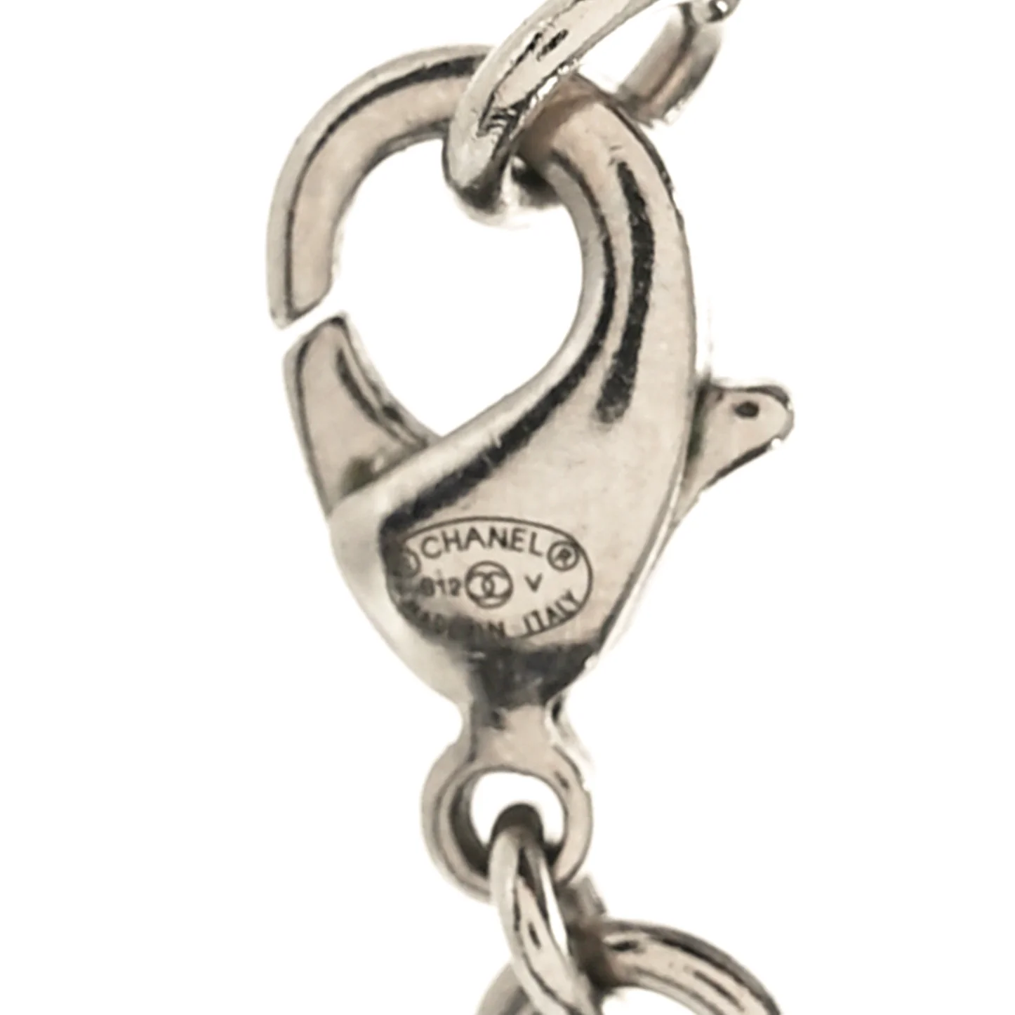 Crystal Timeless CC Necklace Silver - Image 4