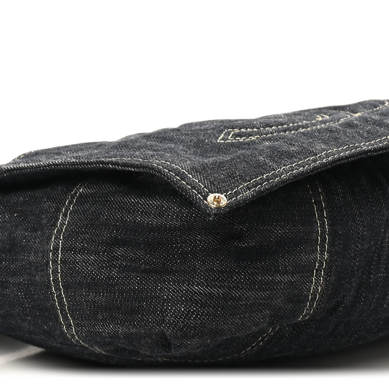 Denim CC Messenger Bag Blue - Image 9