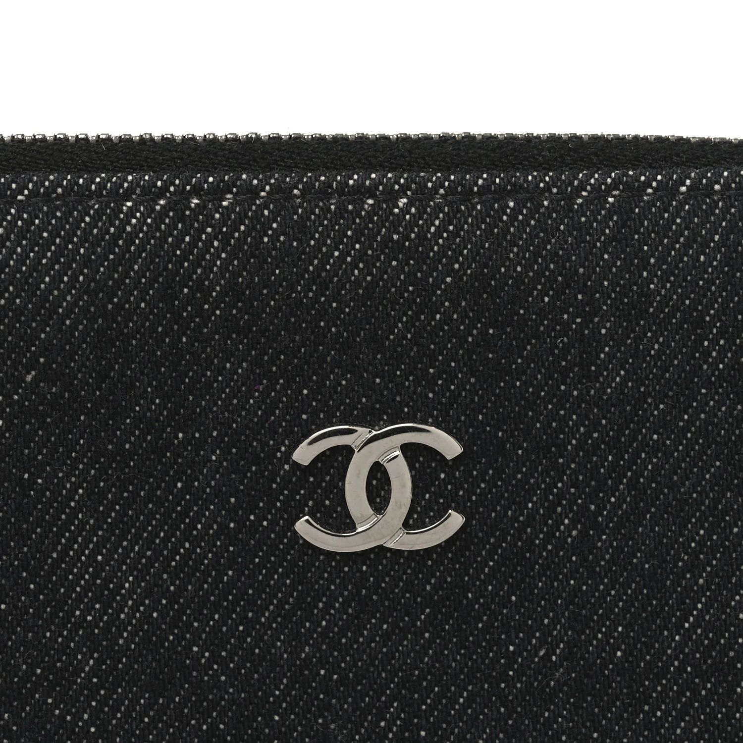 Denim Chanel 22 Removable Pouch Black - Image 6