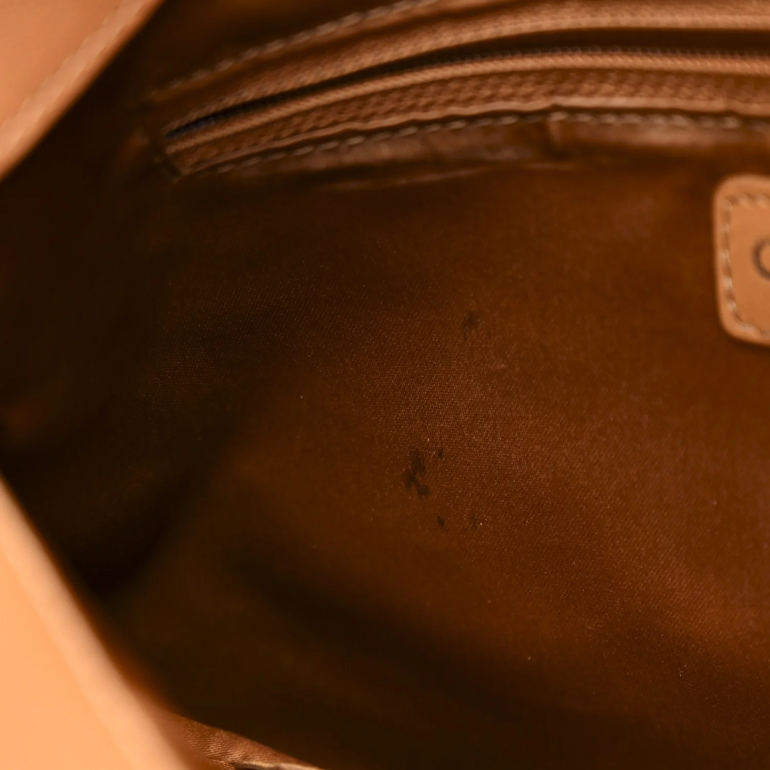 Denim Lambskin Quilted CC Clutch Blue - Image 9