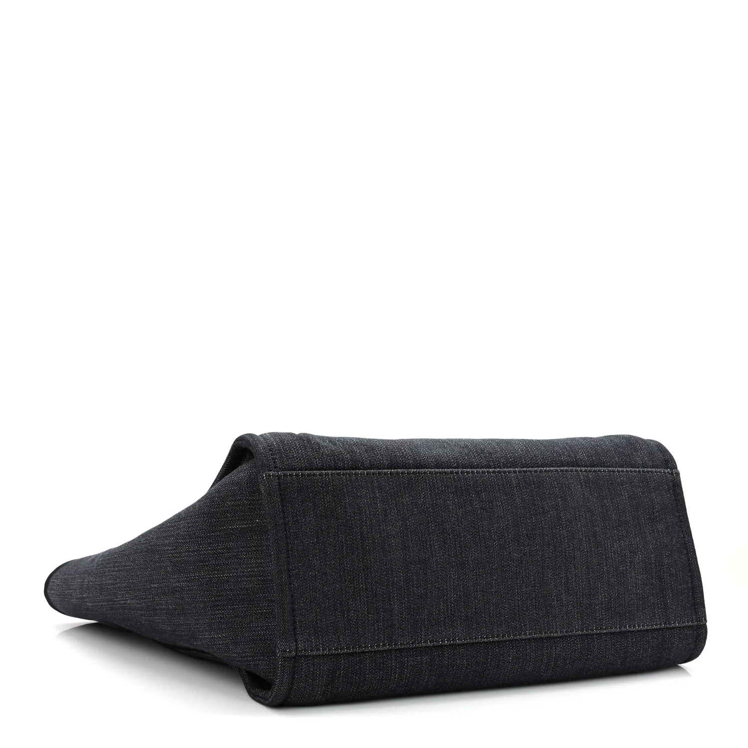 Denim Medium Deauville Tote Dark Blue - Image 4