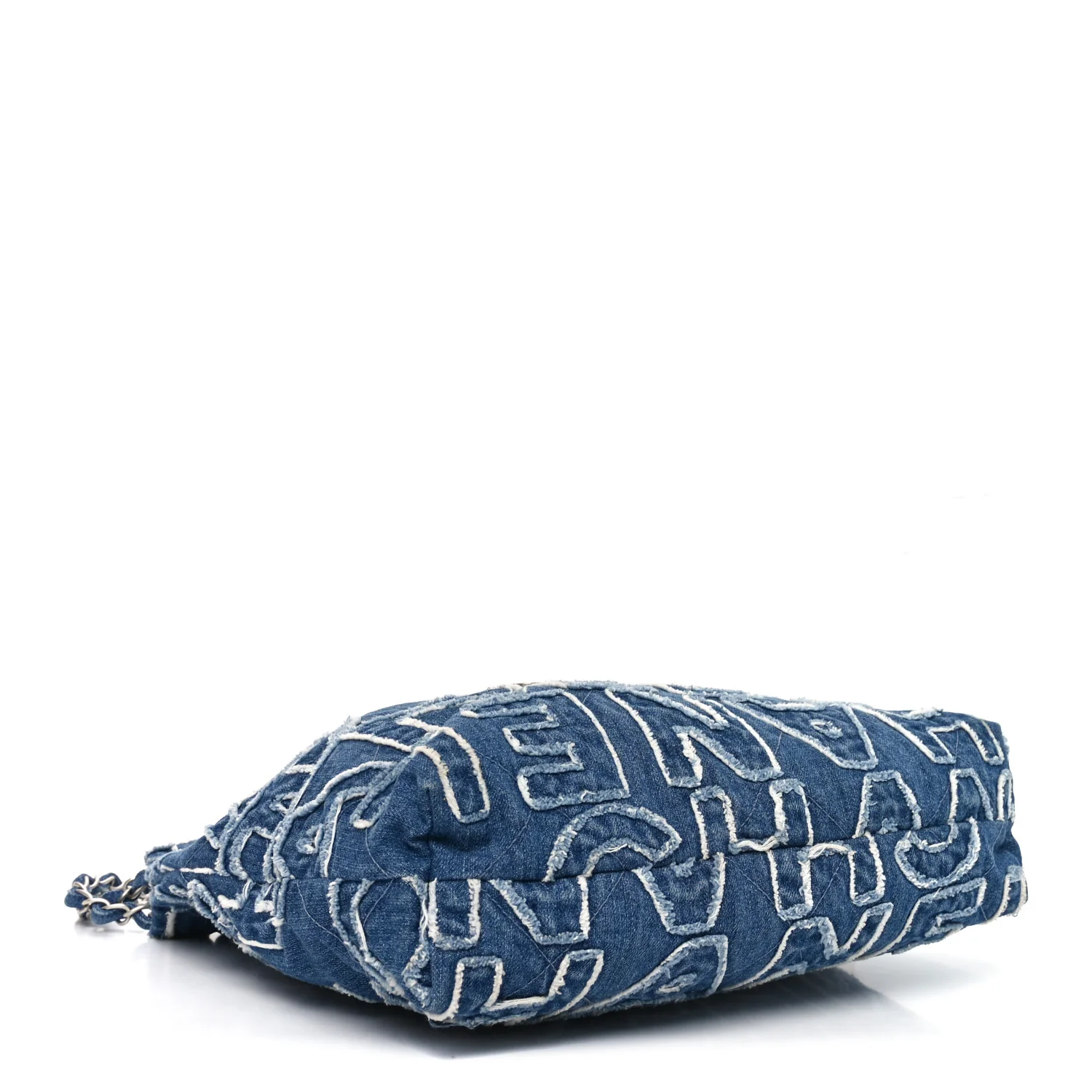 Denim Patchwork Logo Chanel 22 Blue - Image 5