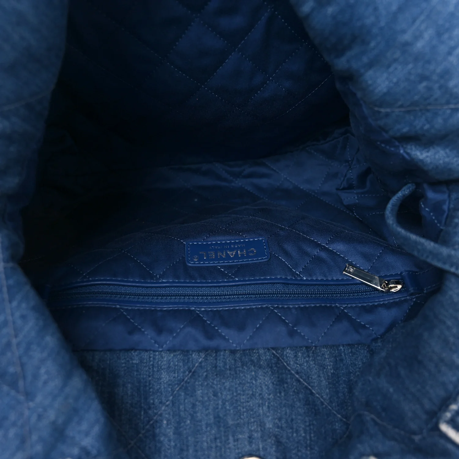 Denim Patchwork Logo Chanel 22 Blue - Image 6