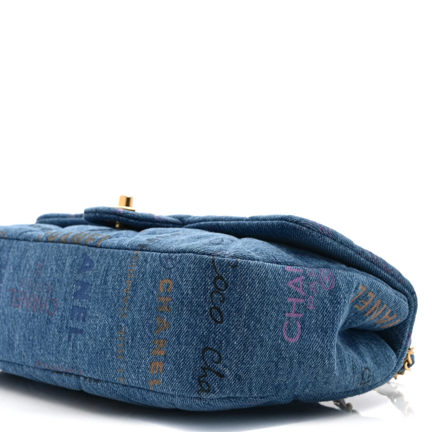 Denim Quilted Denim Large Mood Flap Blue Multicolor - Image 10