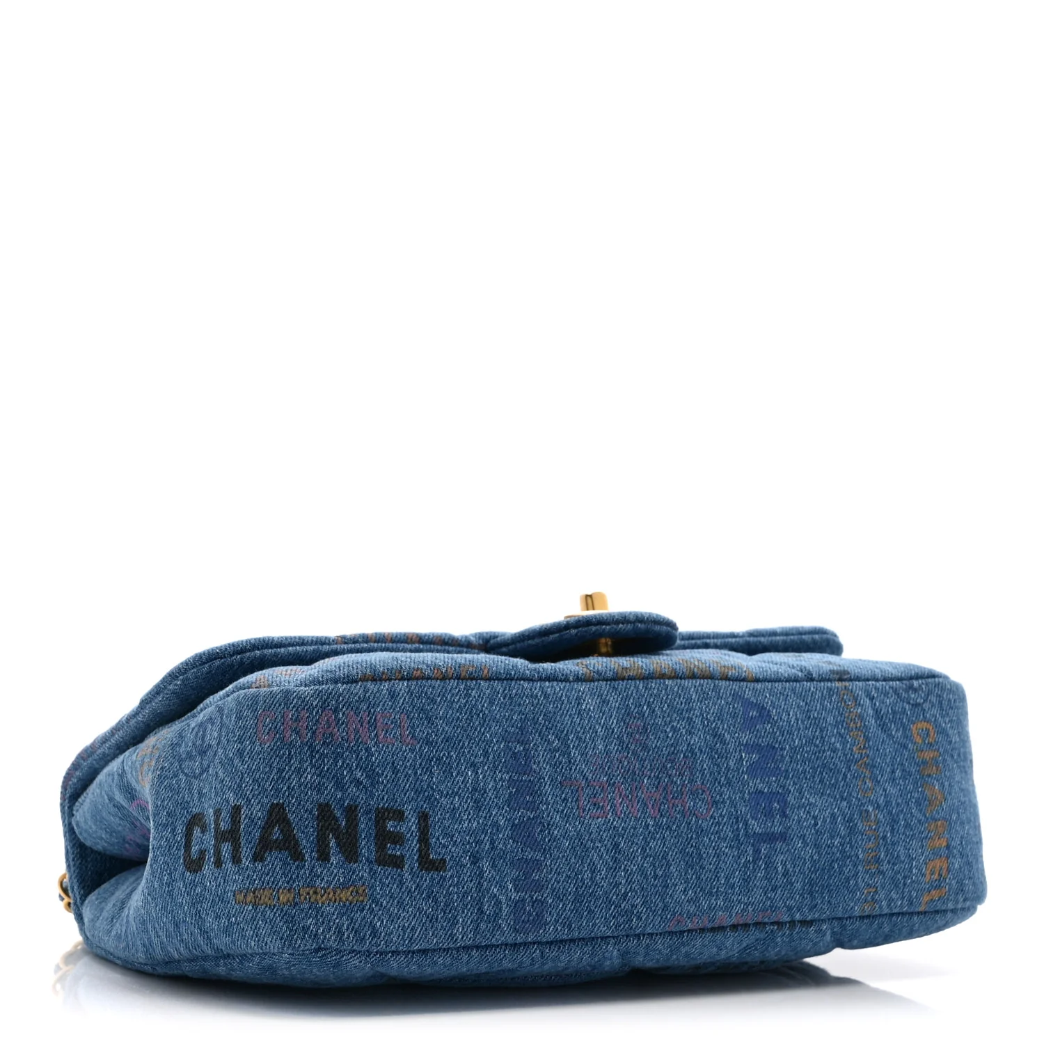 Denim Quilted Denim Large Mood Flap Blue Multicolor - Image 4