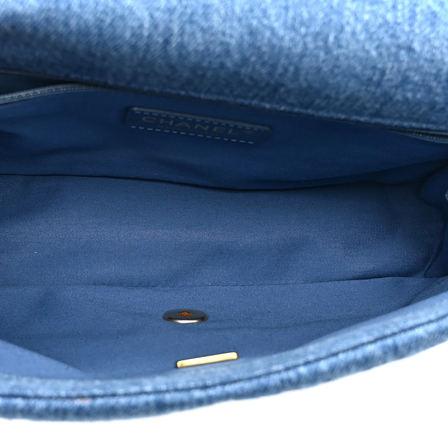 Denim Quilted Denim Large Mood Flap Blue Multicolor - Image 5