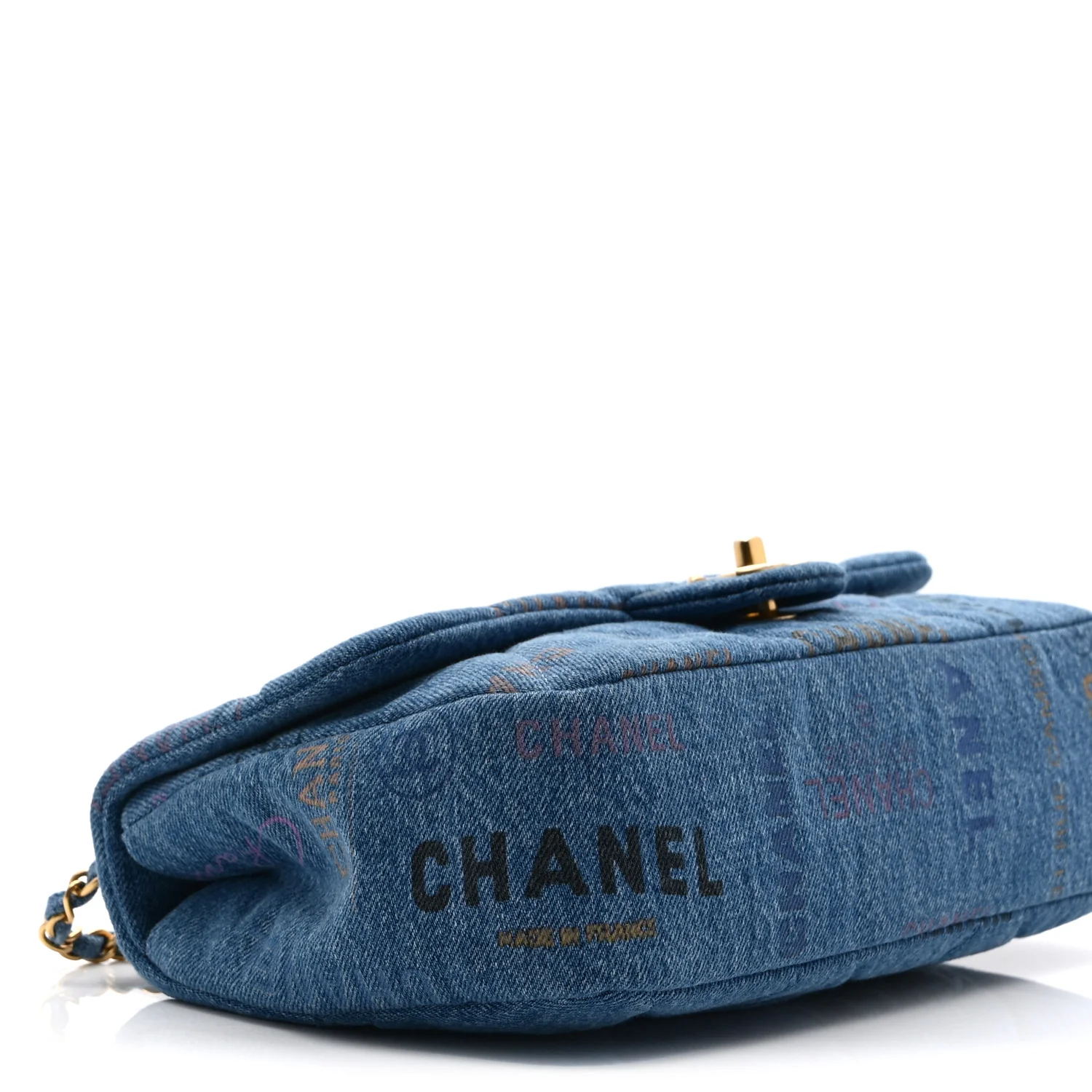 Denim Quilted Denim Large Mood Flap Blue Multicolor - Image 9