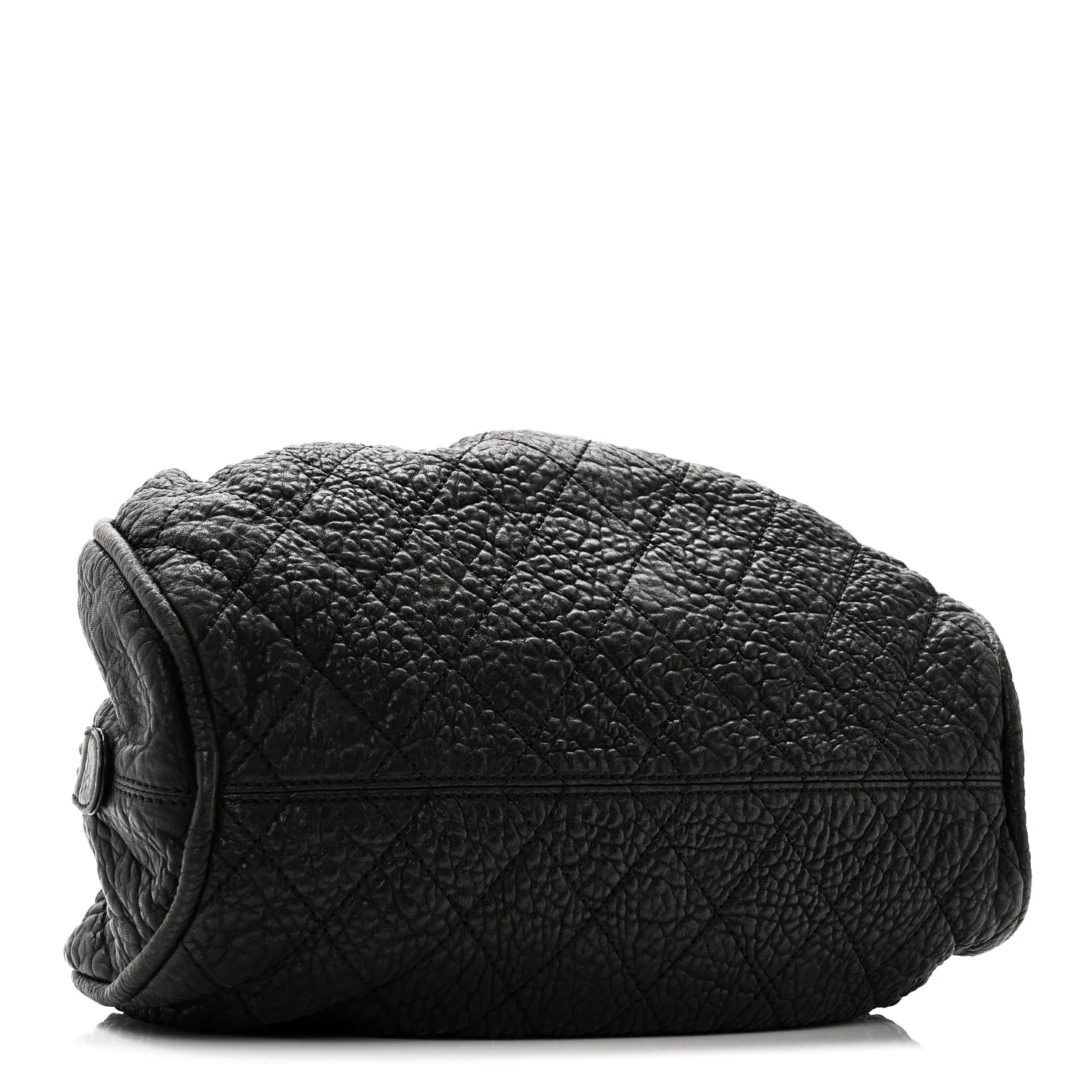 Distressed Lambskin Le Marais Bowler Black - Image 4