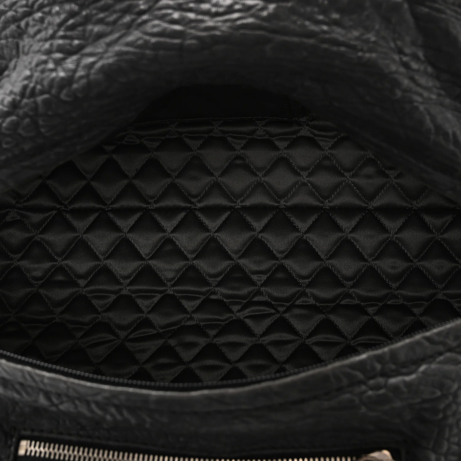 Distressed Lambskin Le Marais Bowler Black - Image 5