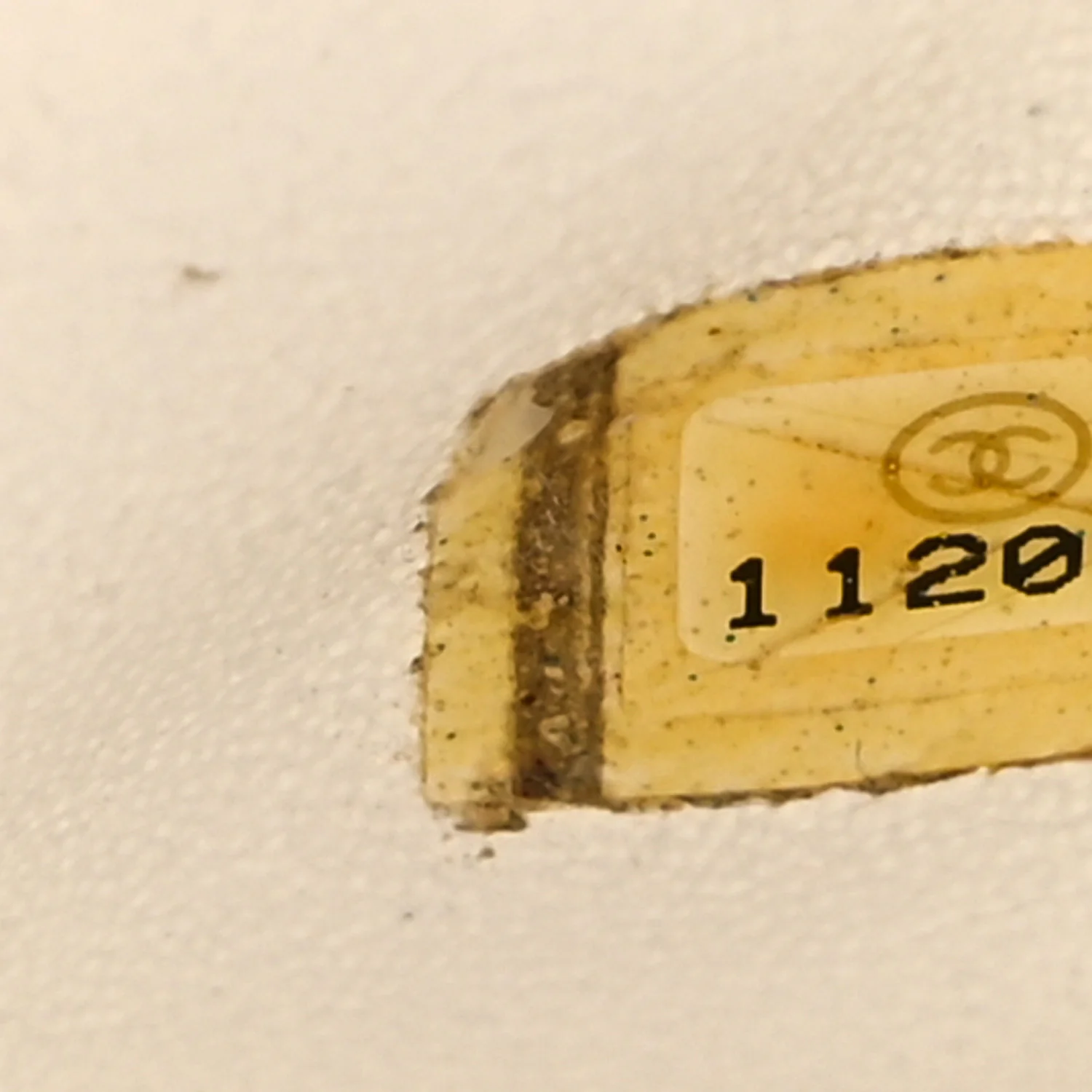 Distressed Patent Jumbo Single Flap White - Image 7