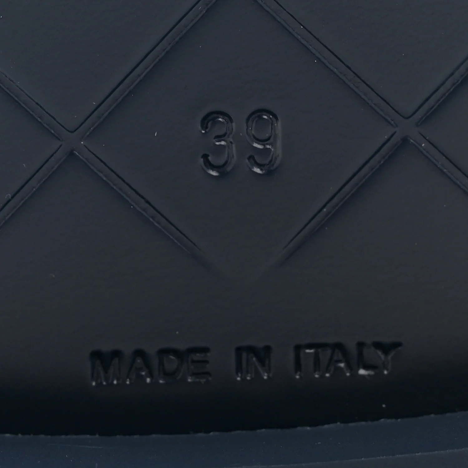 Fabric Quilted CC Turnlock Mules 39 Blue - Image 14