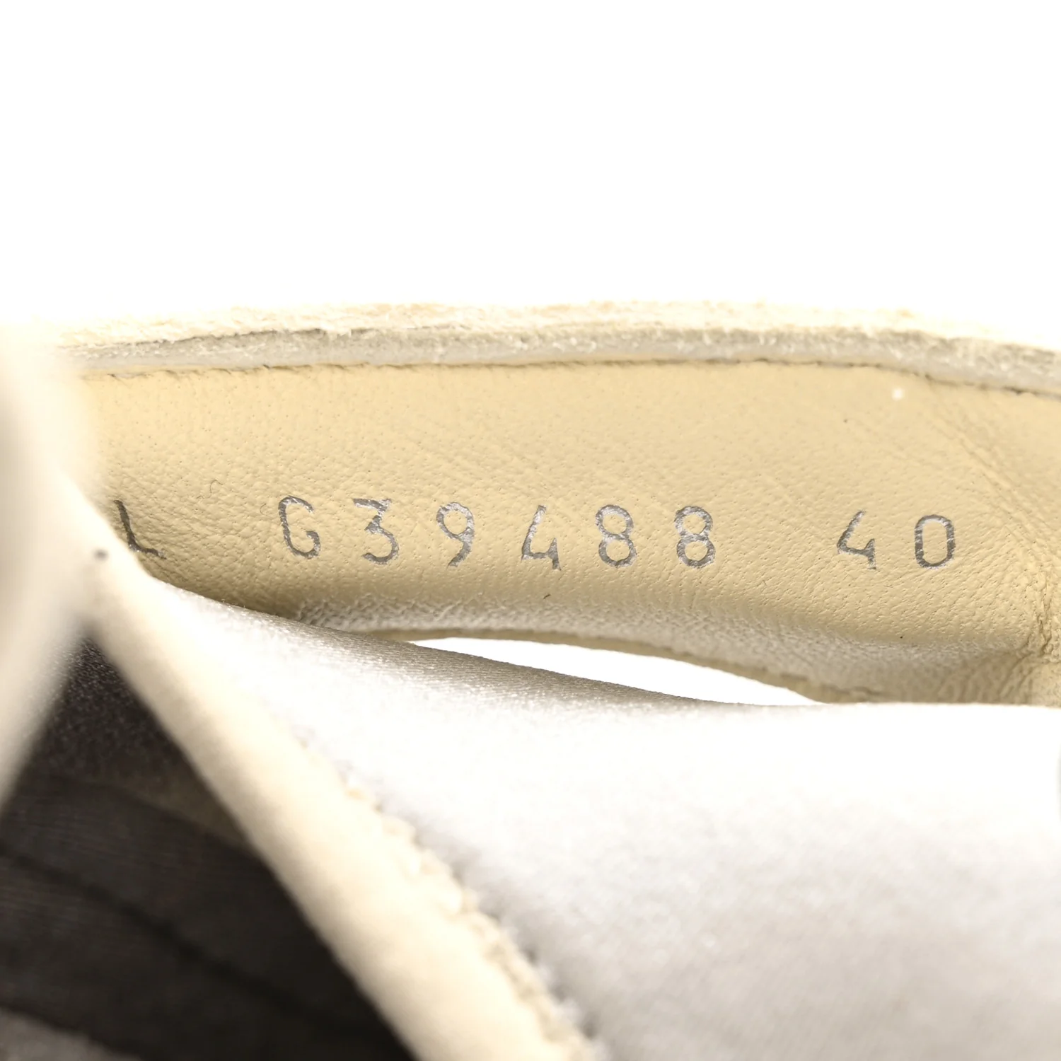 Fabric Suede Calfskin Mesh Womens CC Sneakers 40 Purple Ivory White - Image 9