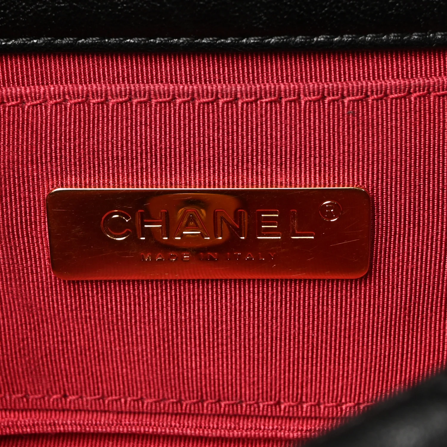 Goatskin Quilted Chanel 19 Waist Bag Black - Image 6
