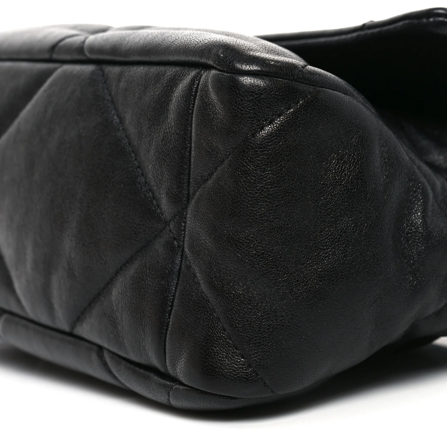Goatskin Quilted Large Chanel 19 Flap Black - Image 10
