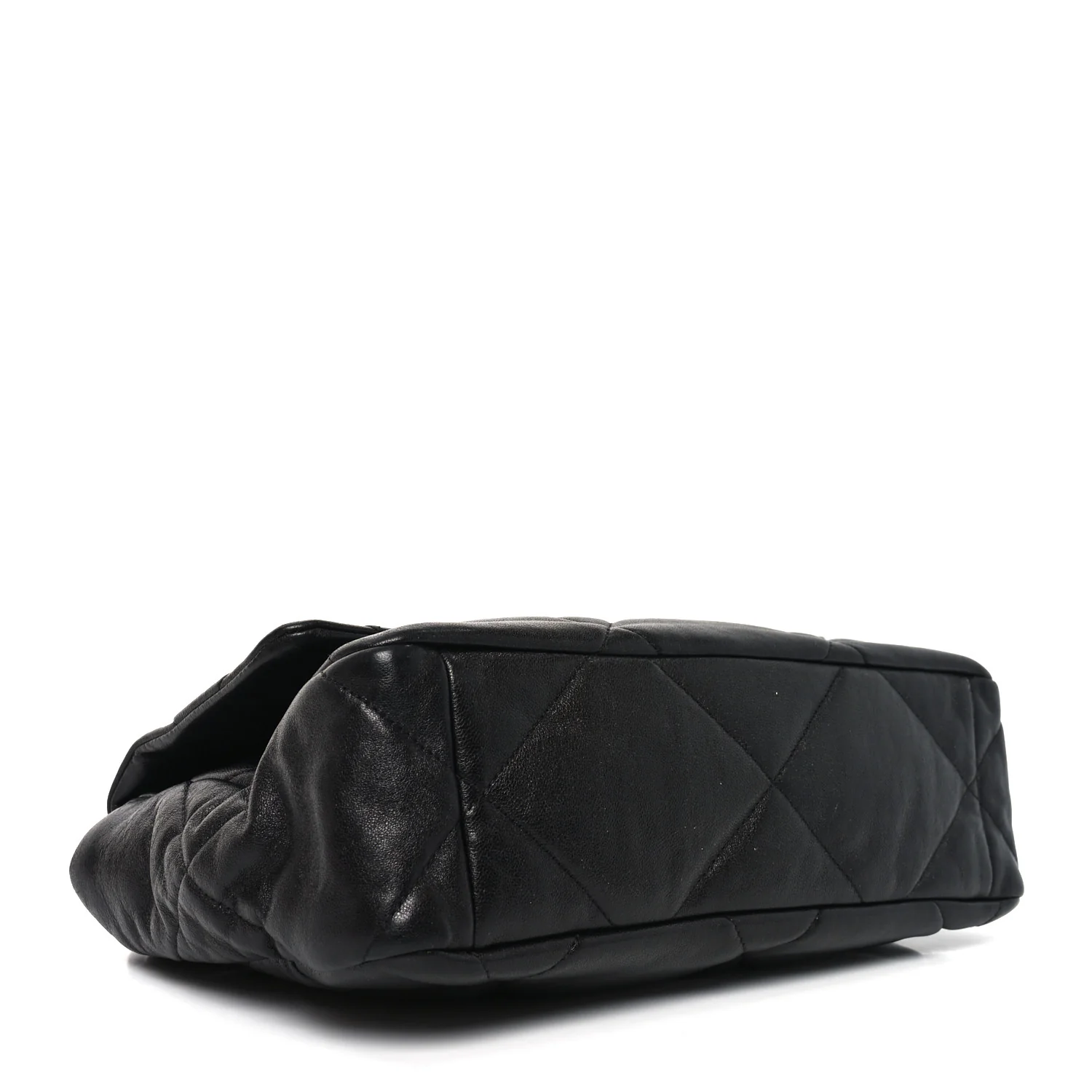 Goatskin Quilted Large Chanel 19 Flap Black - Image 4