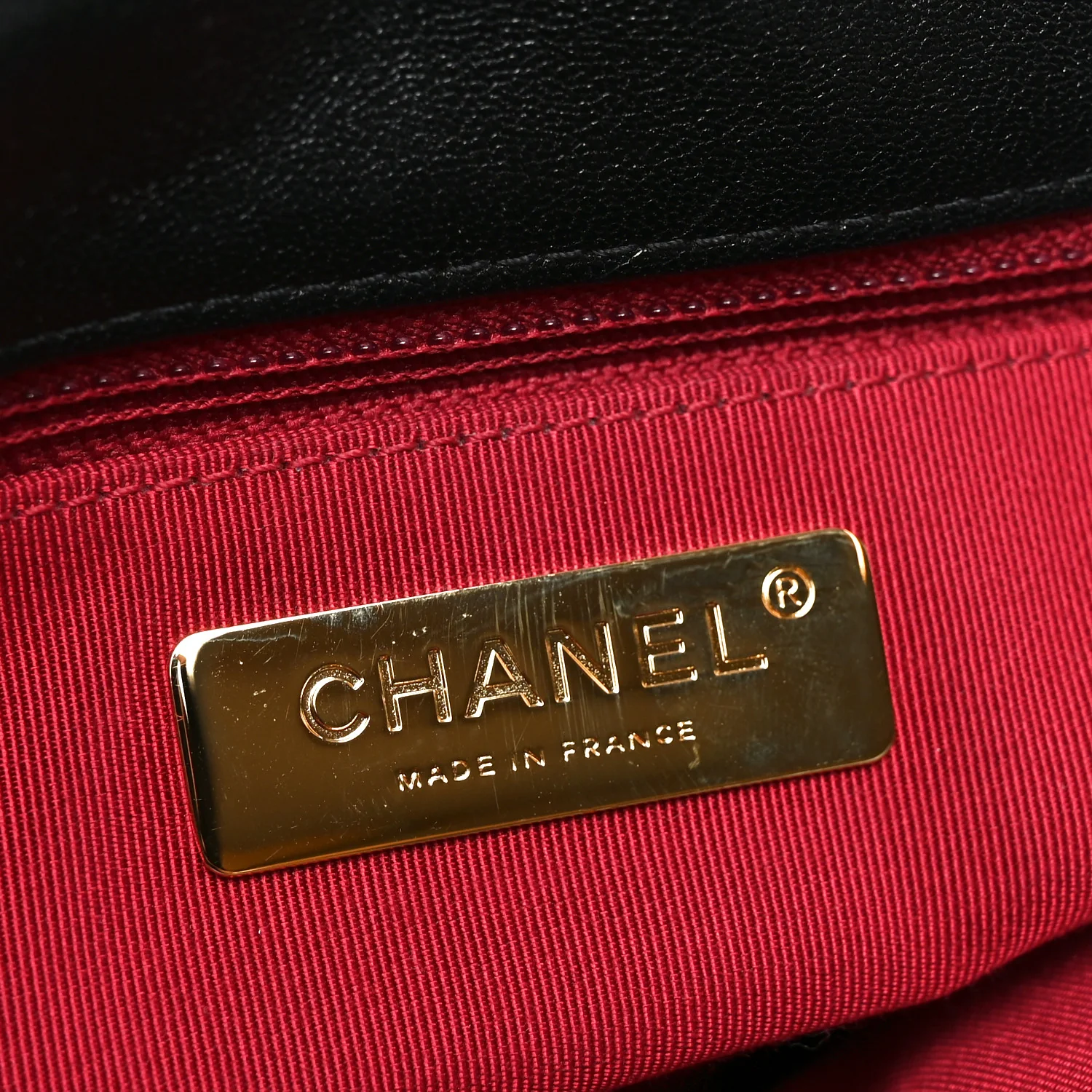 Goatskin Quilted Large Chanel 19 Flap Black - Image 6