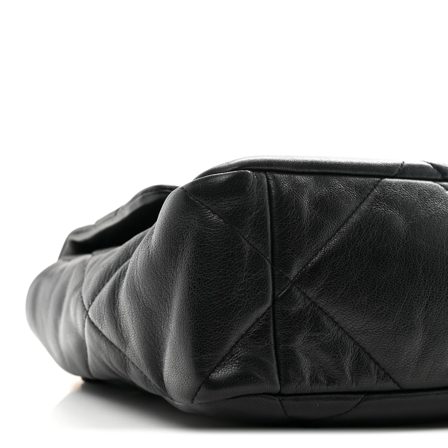Goatskin Quilted Large Chanel 19 Flap Black - Image 16