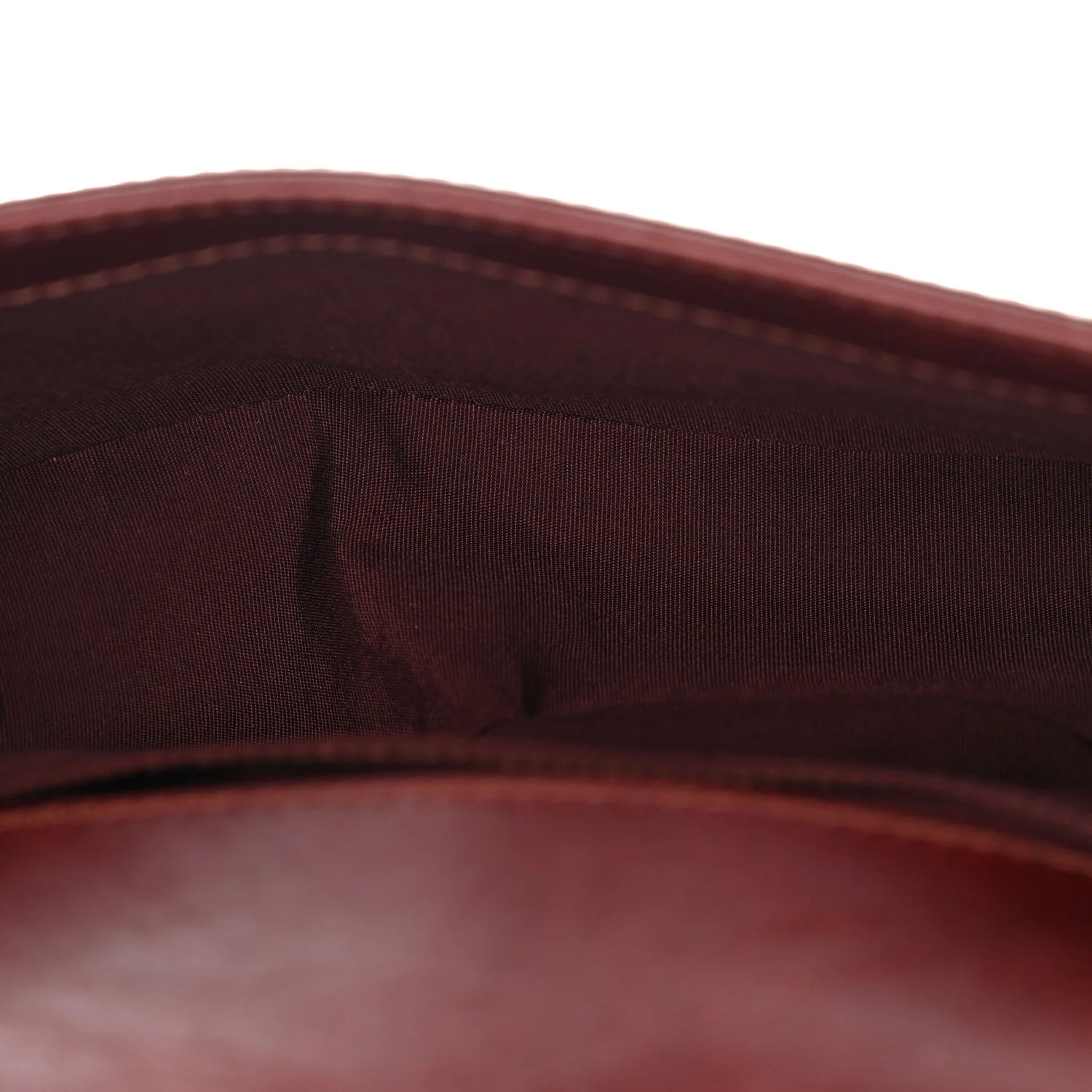 Goatskin Quilted Medium Boy Handle Flap Burgundy - Image 5