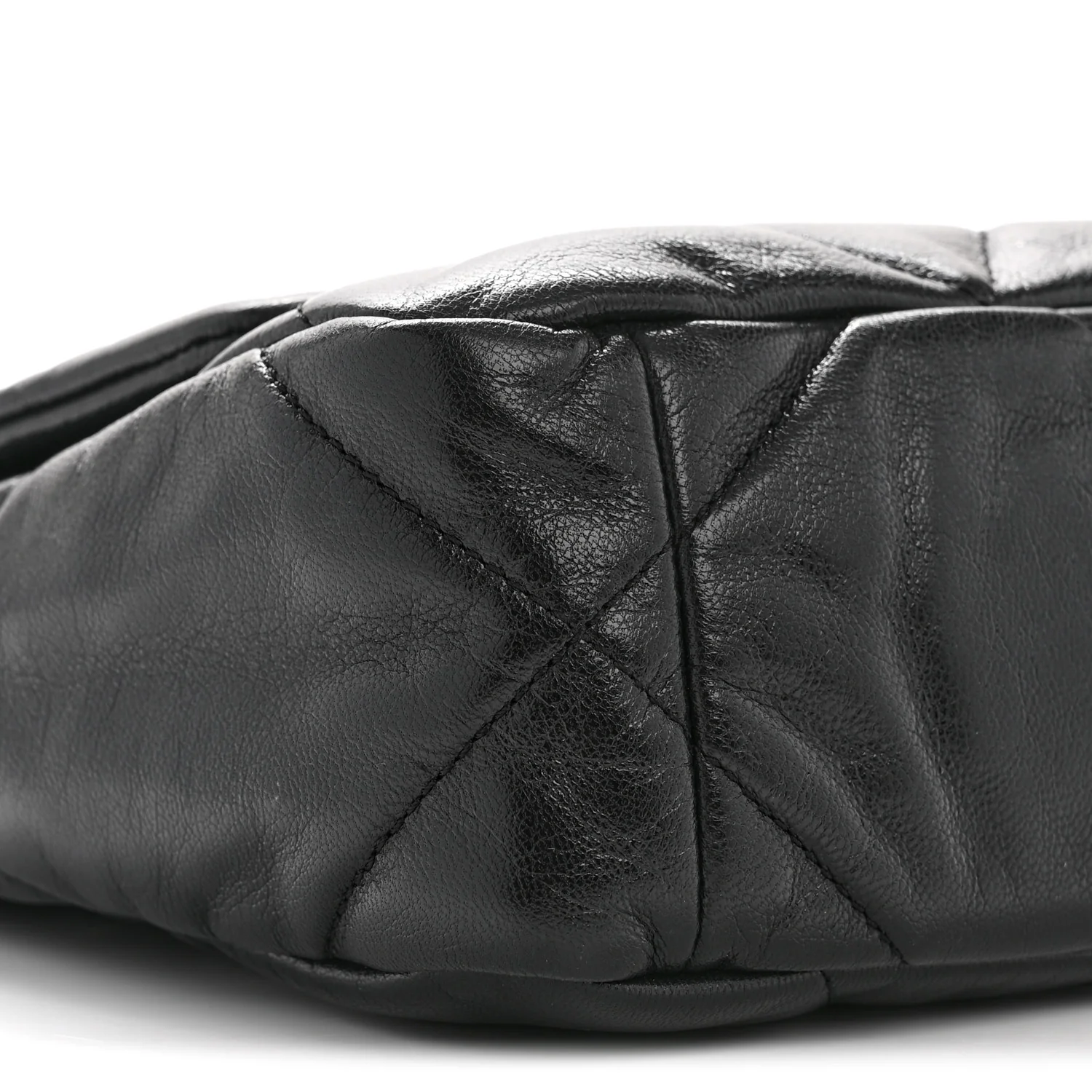 Goatskin Quilted Medium Chanel 19 Flap Black - Image 9
